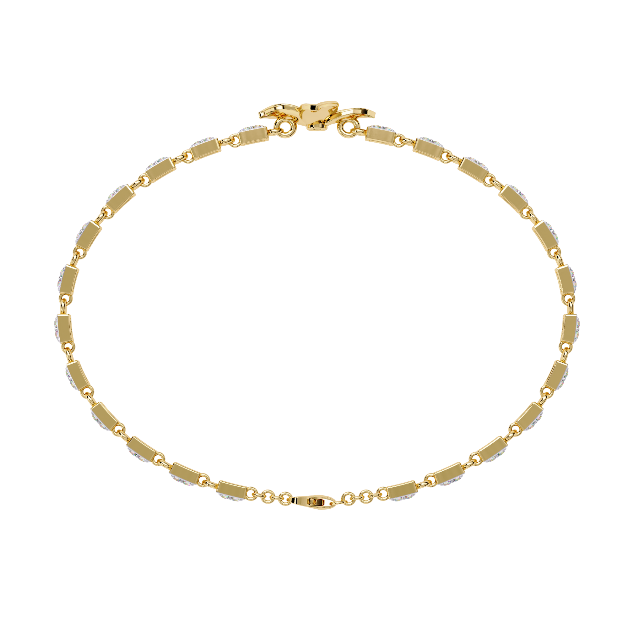 Lab Grown Diamond Daily Wear Round Diamond Bracelet
