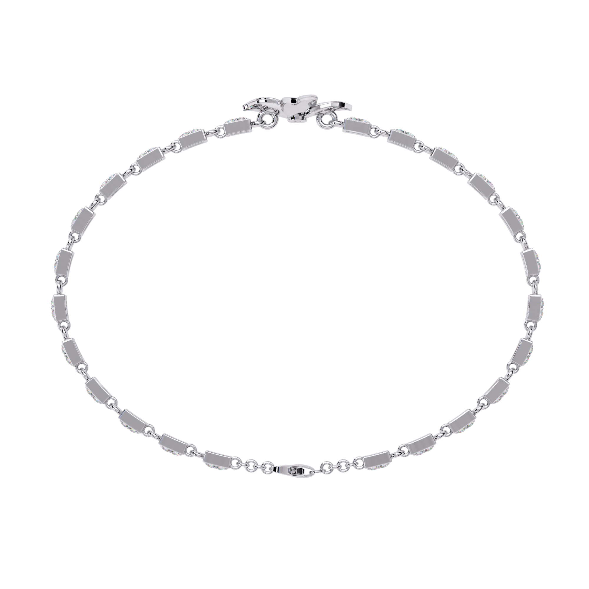 Lab Grown Diamond Daily Wear Round Diamond Bracelet
