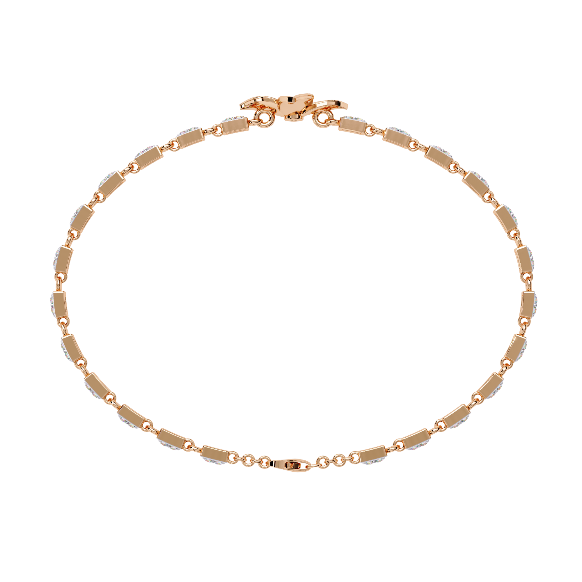 Lab Grown Diamond Daily Wear Round Diamond Bracelet