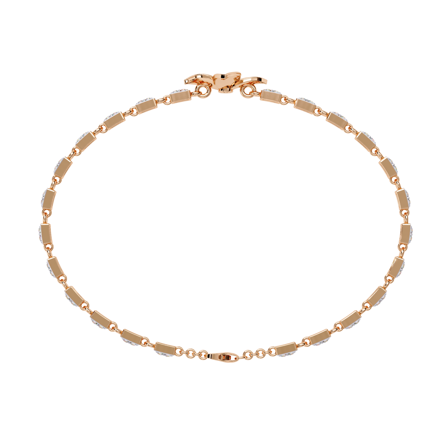 Lab Grown Diamond Daily Wear Round Diamond Bracelet