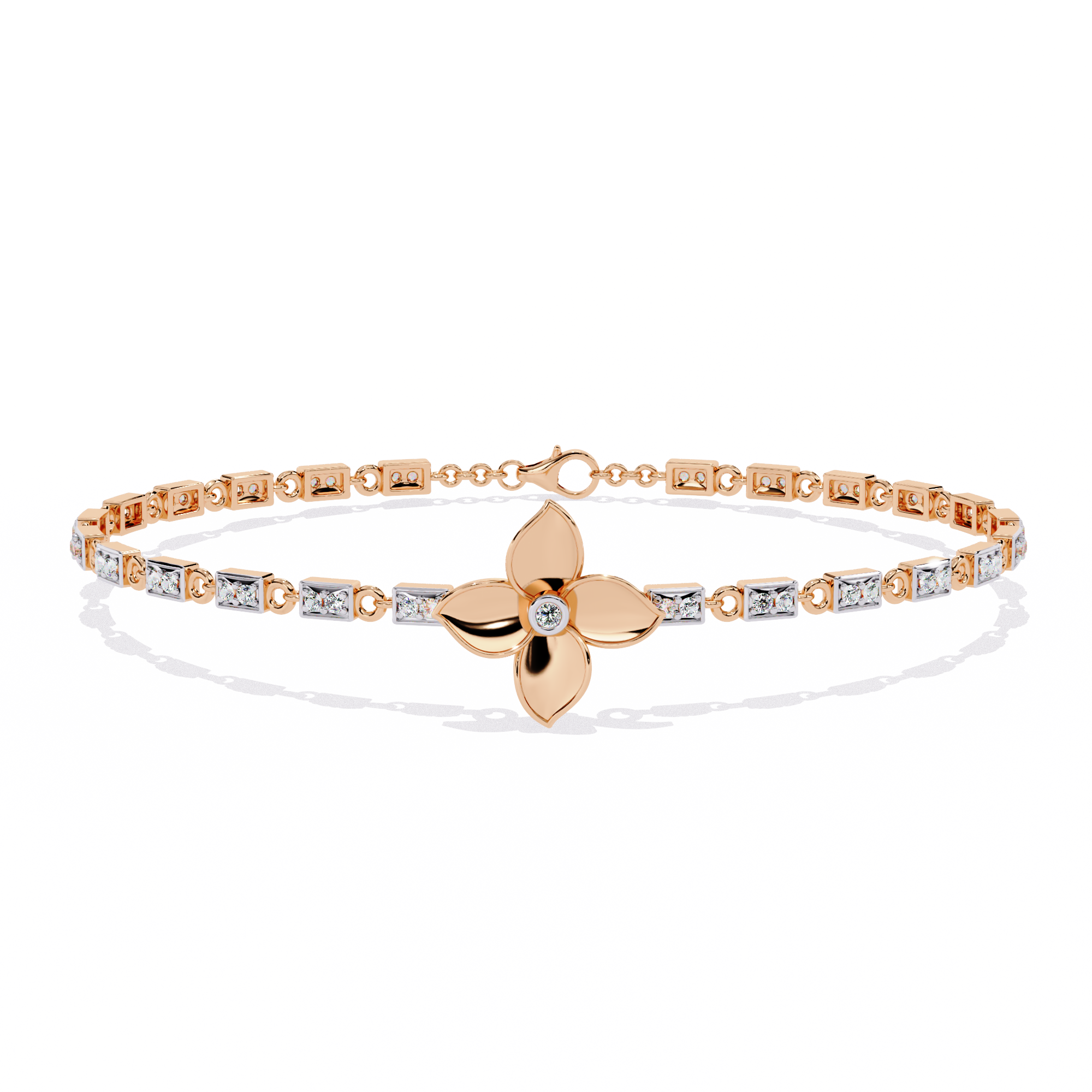 Lab Grown Diamond Daily Wear Round Diamond Bracelet