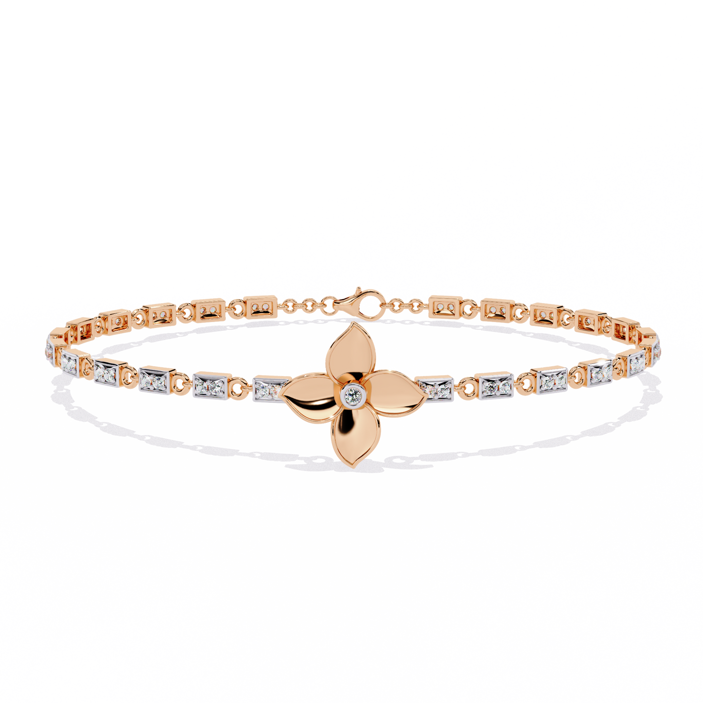 Lab Grown Diamond Daily Wear Round Diamond Bracelet