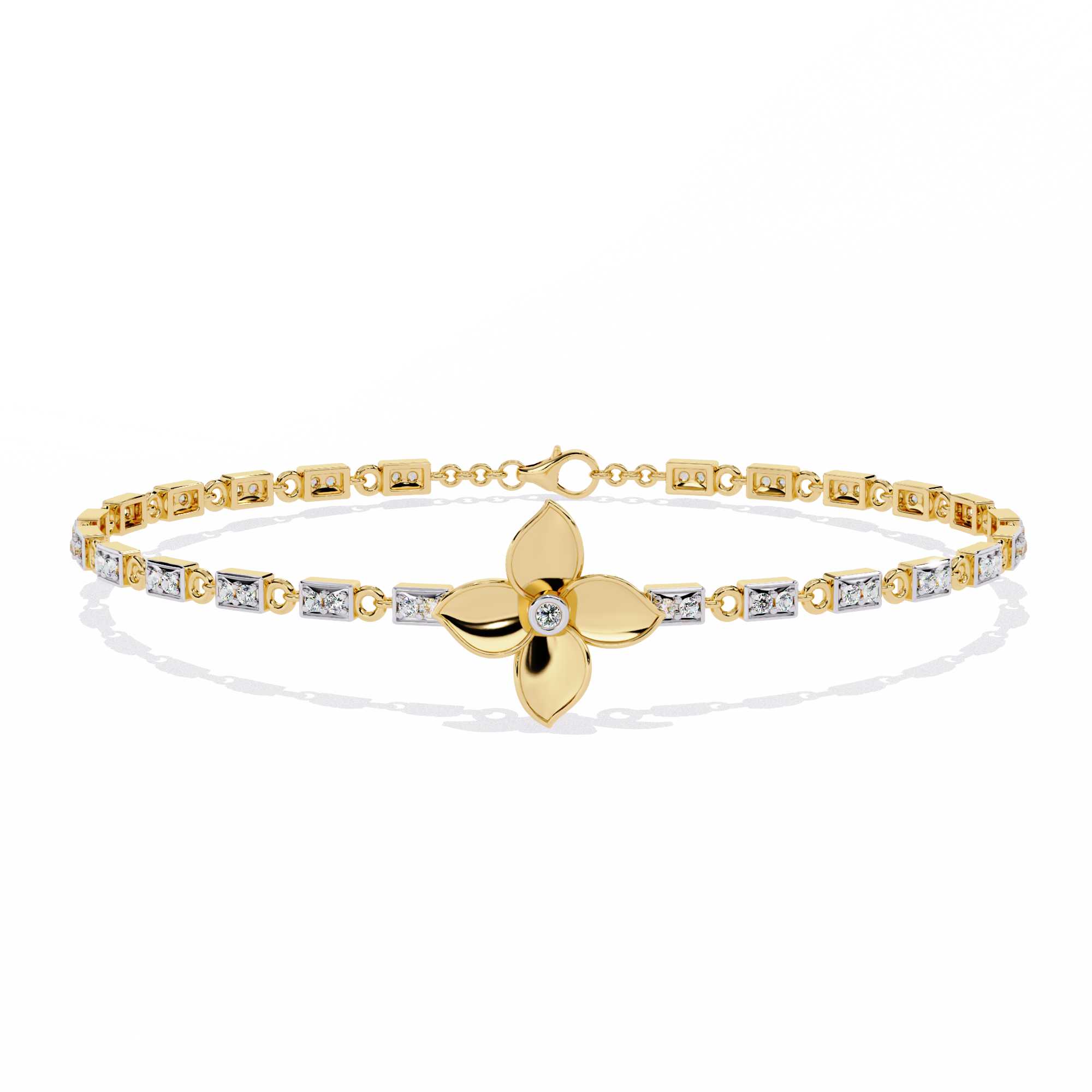 Lab Grown Diamond Daily Wear Round Diamond Bracelet