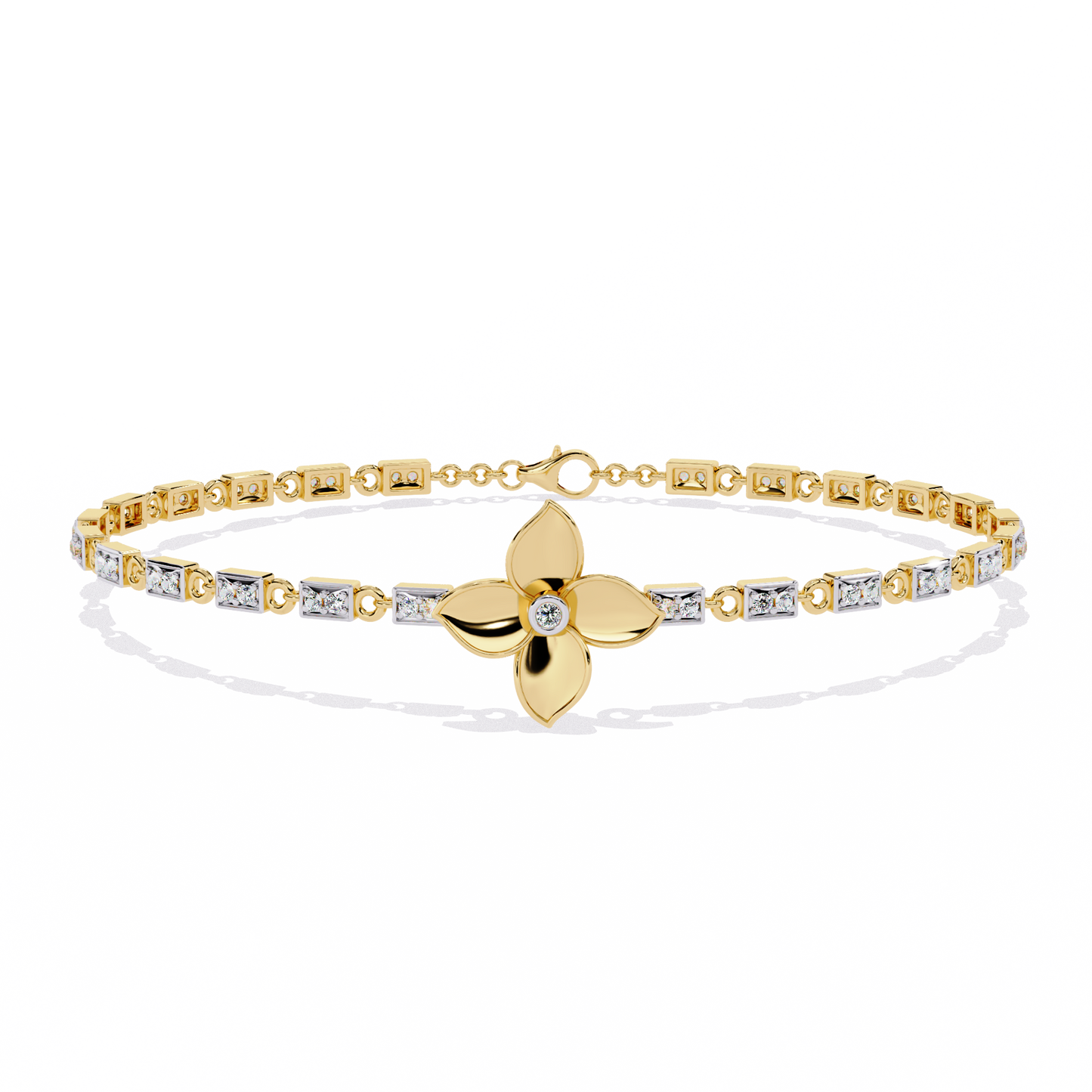 Lab Grown Diamond Daily Wear Round Diamond Bracelet