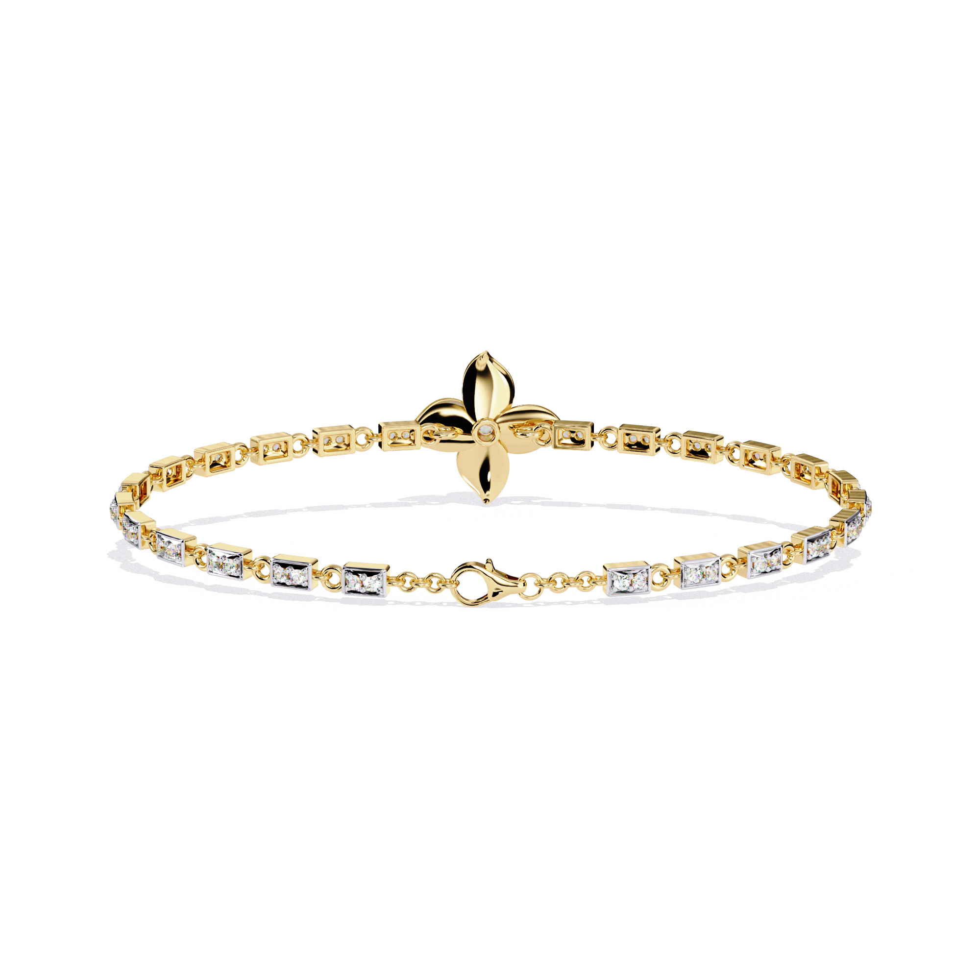 Lab Grown Diamond Daily Wear Round Diamond Bracelet