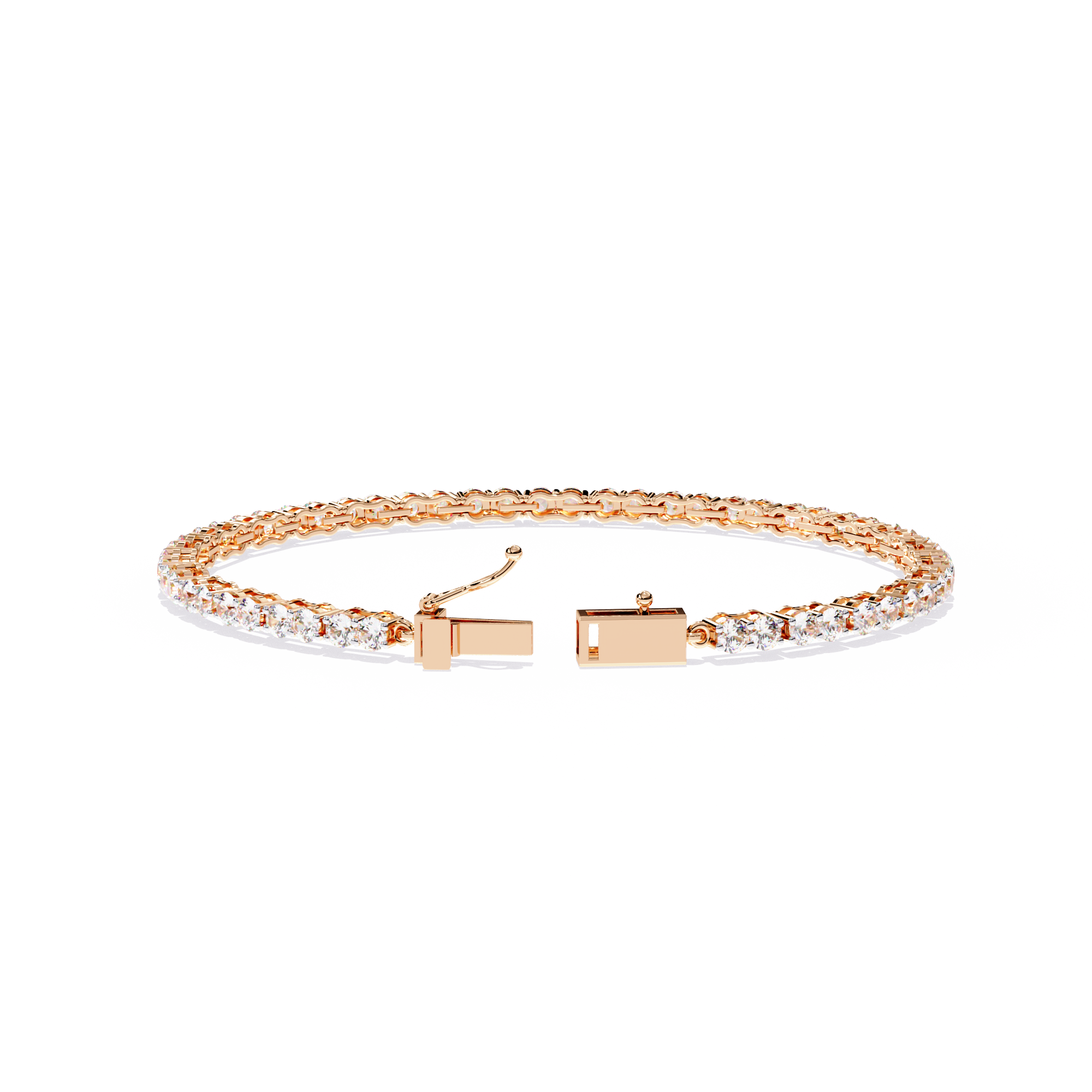 Classic Sparkle Strand Lab Grown Diamond Bracelet