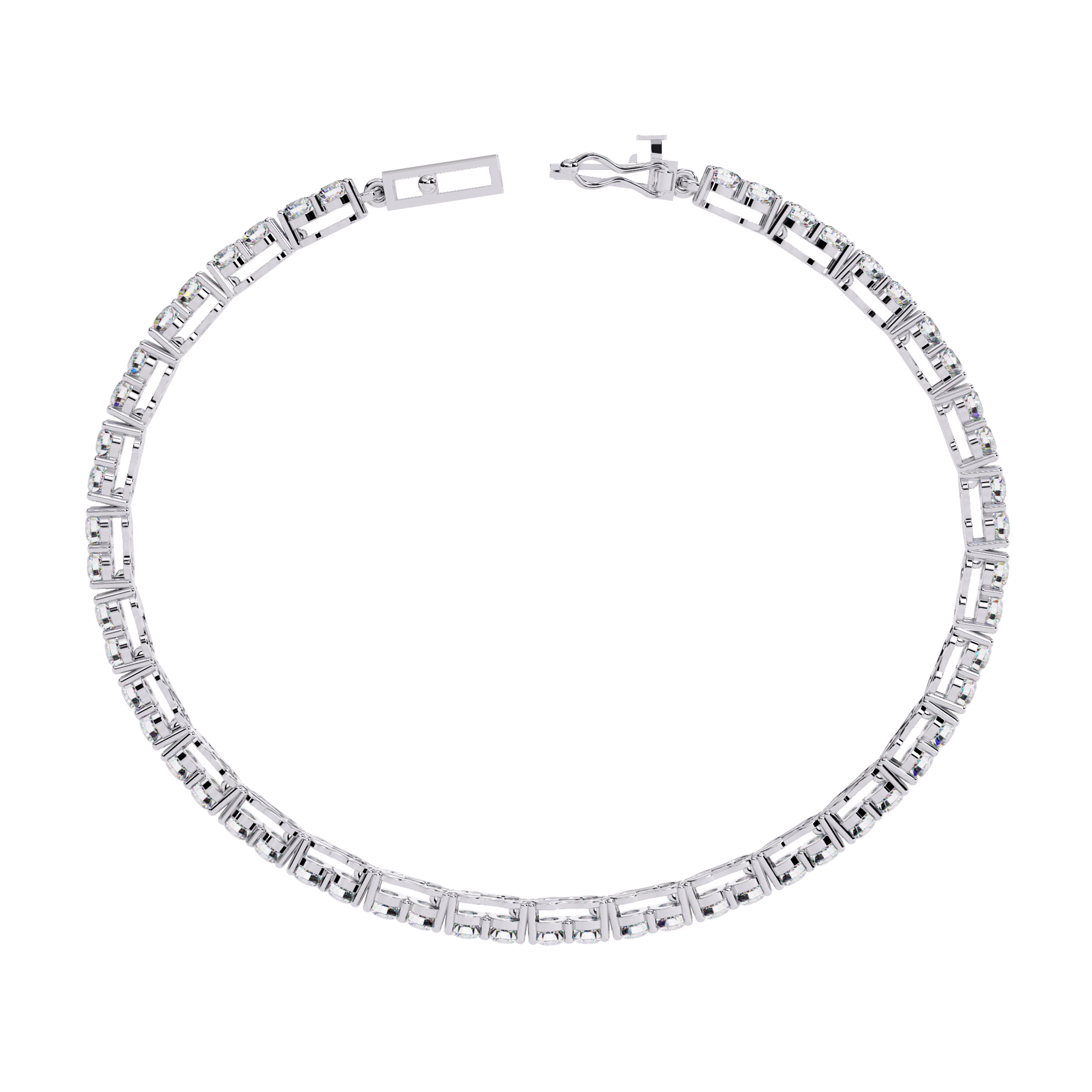 Classic Sparkle Strand Lab Grown Diamond Bracelet