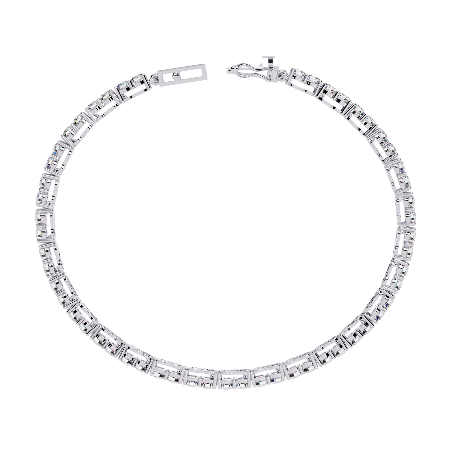 Classic Sparkle Strand Lab Grown Diamond Bracelet