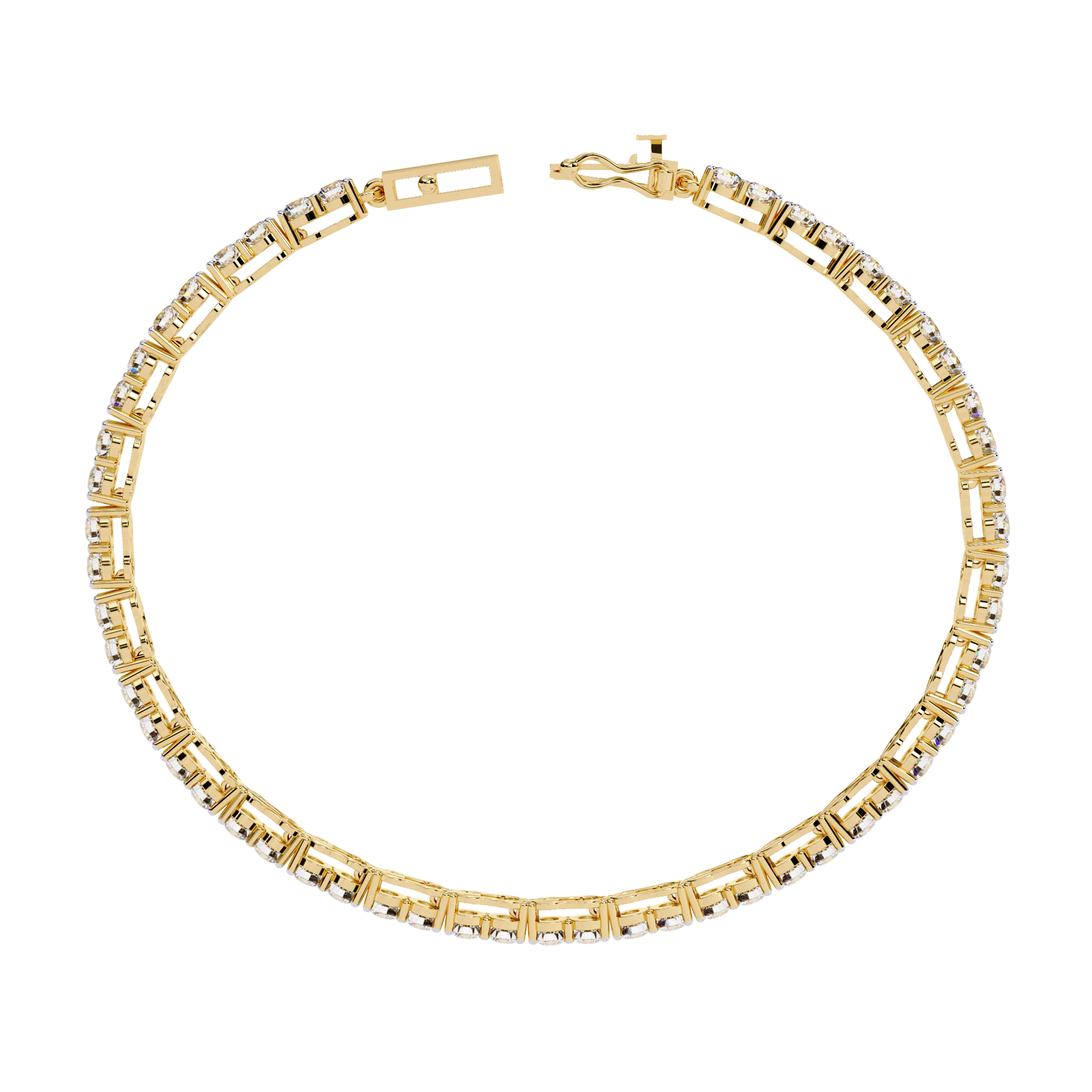 Classic Sparkle Strand Lab Grown Diamond Bracelet