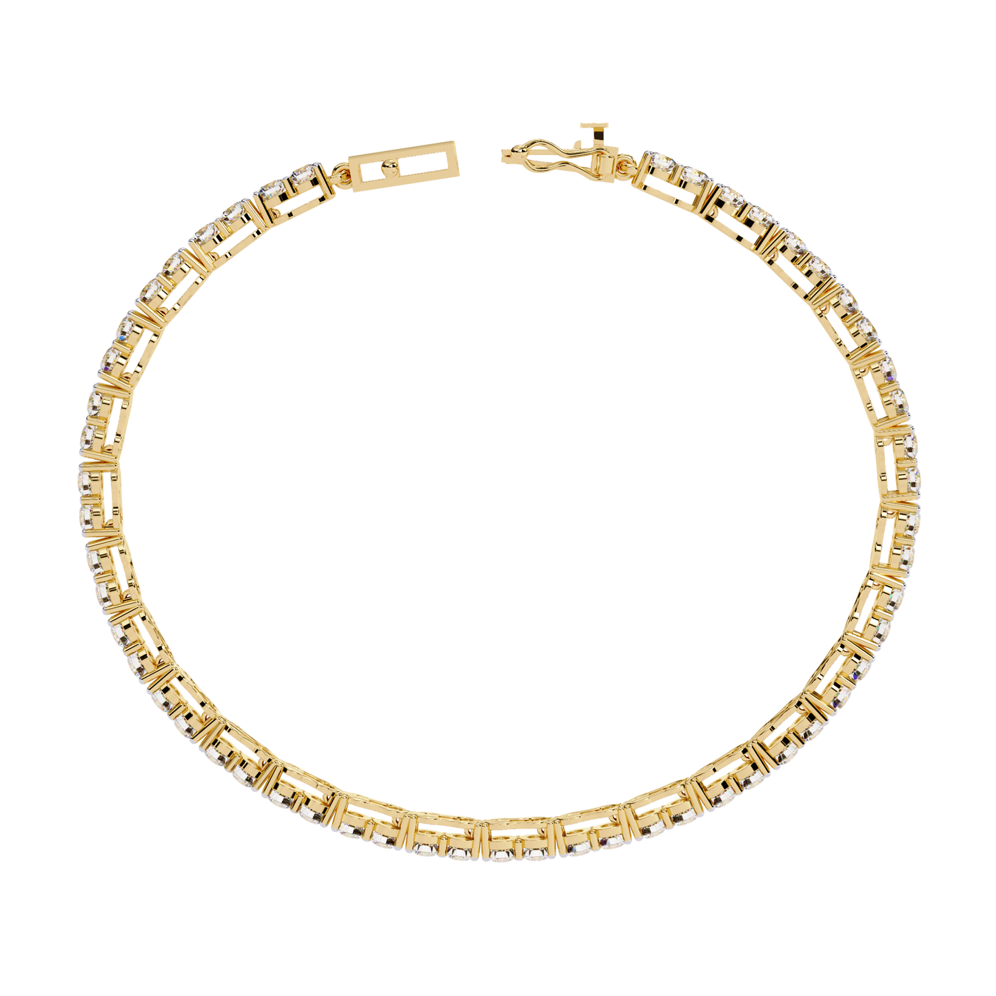 Classic Sparkle Strand Lab Grown Diamond Bracelet