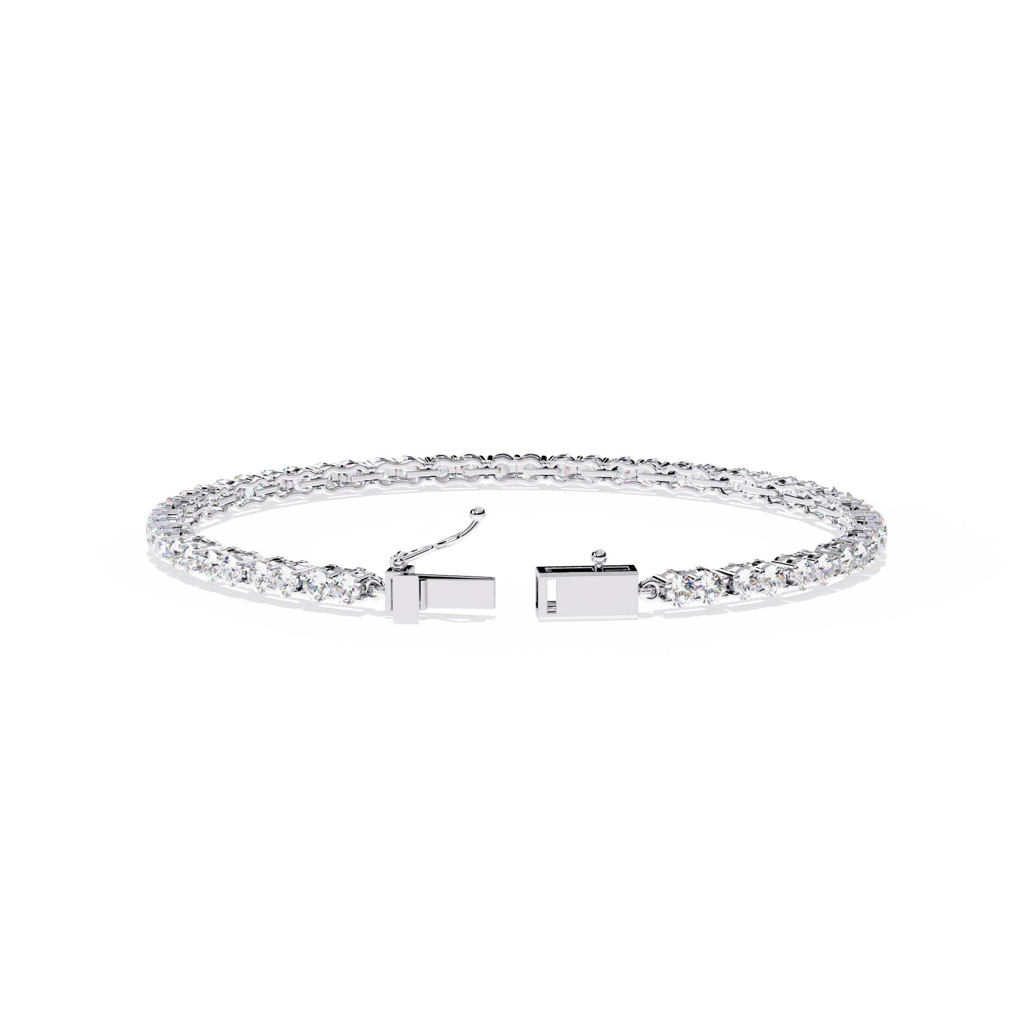 Classic Sparkle Strand Lab Grown Diamond Bracelet