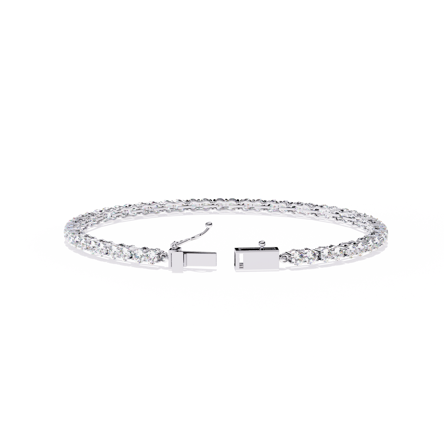 Classic Sparkle Strand Lab Grown Diamond Bracelet