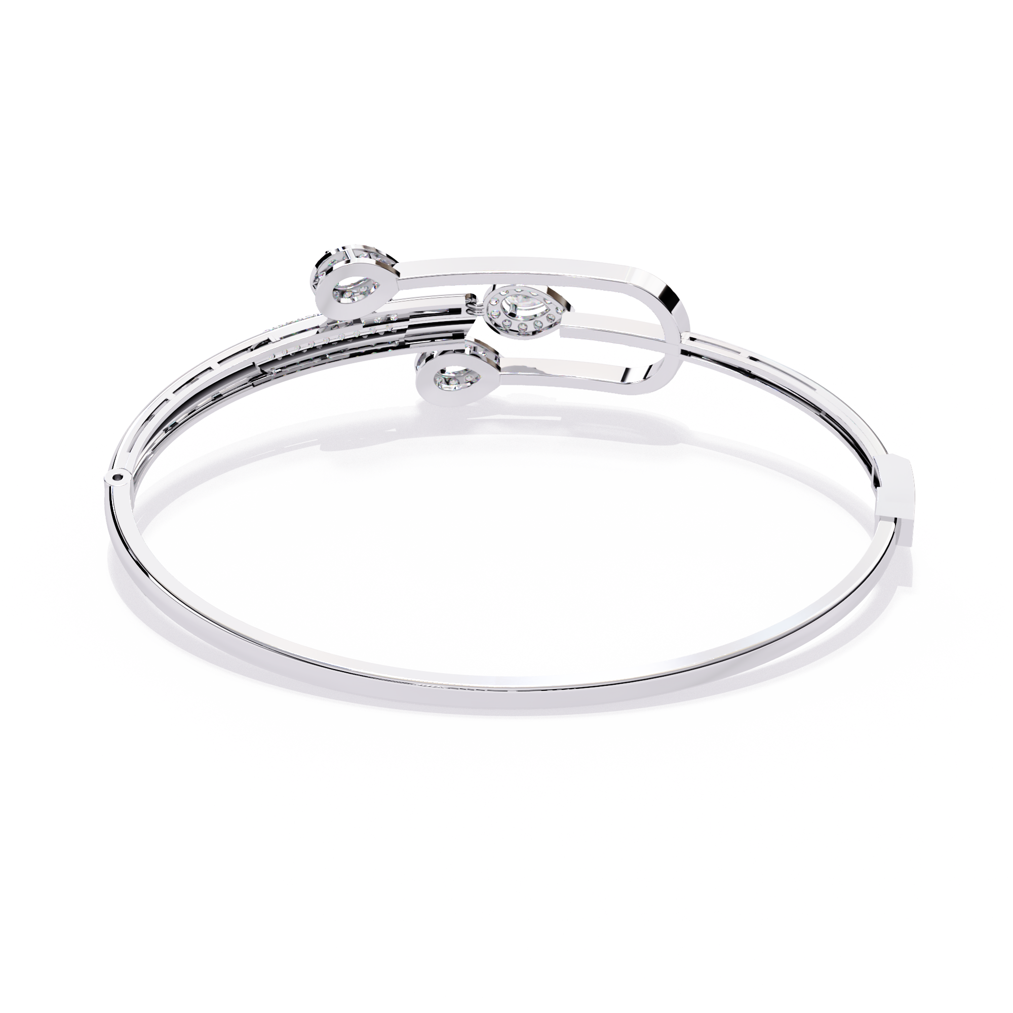 Buy Lab Grown Diamond Kada Bracelet