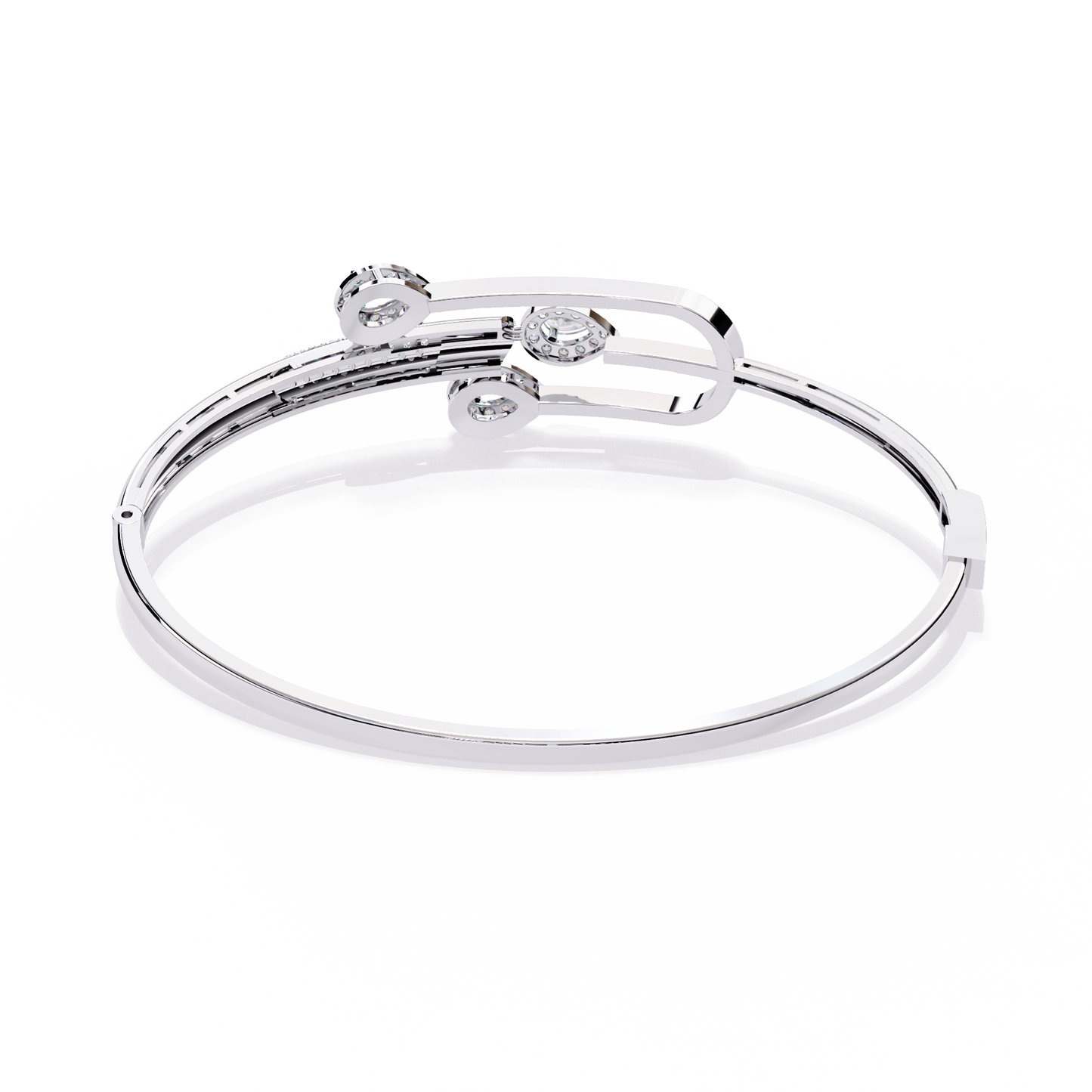 Buy Lab Grown Diamond Kada Bracelet