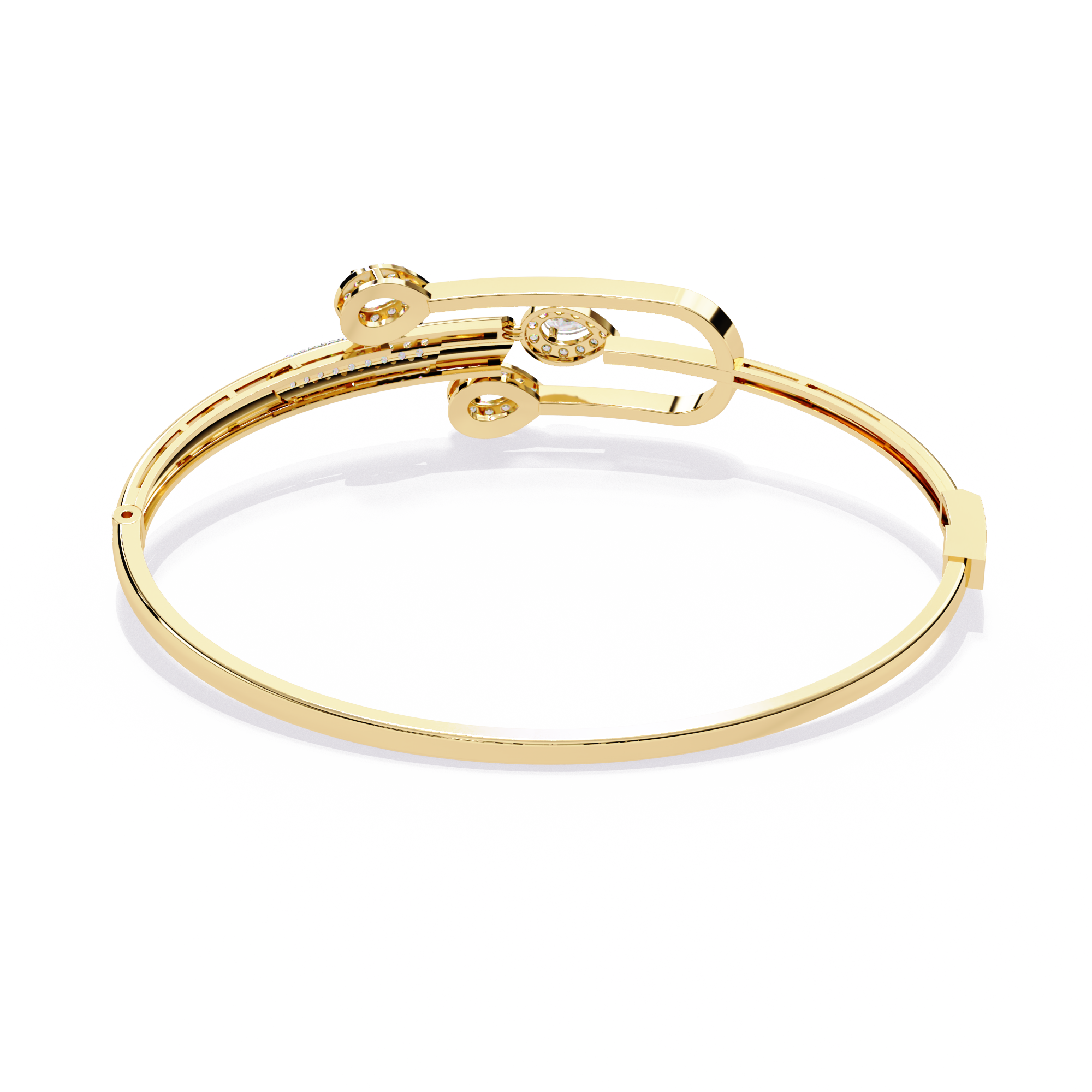 Buy Lab Grown Diamond Kada Bracelet