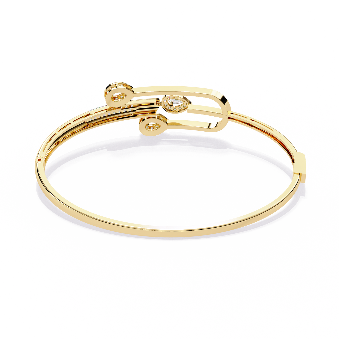 Buy Lab Grown Diamond Kada Bracelet