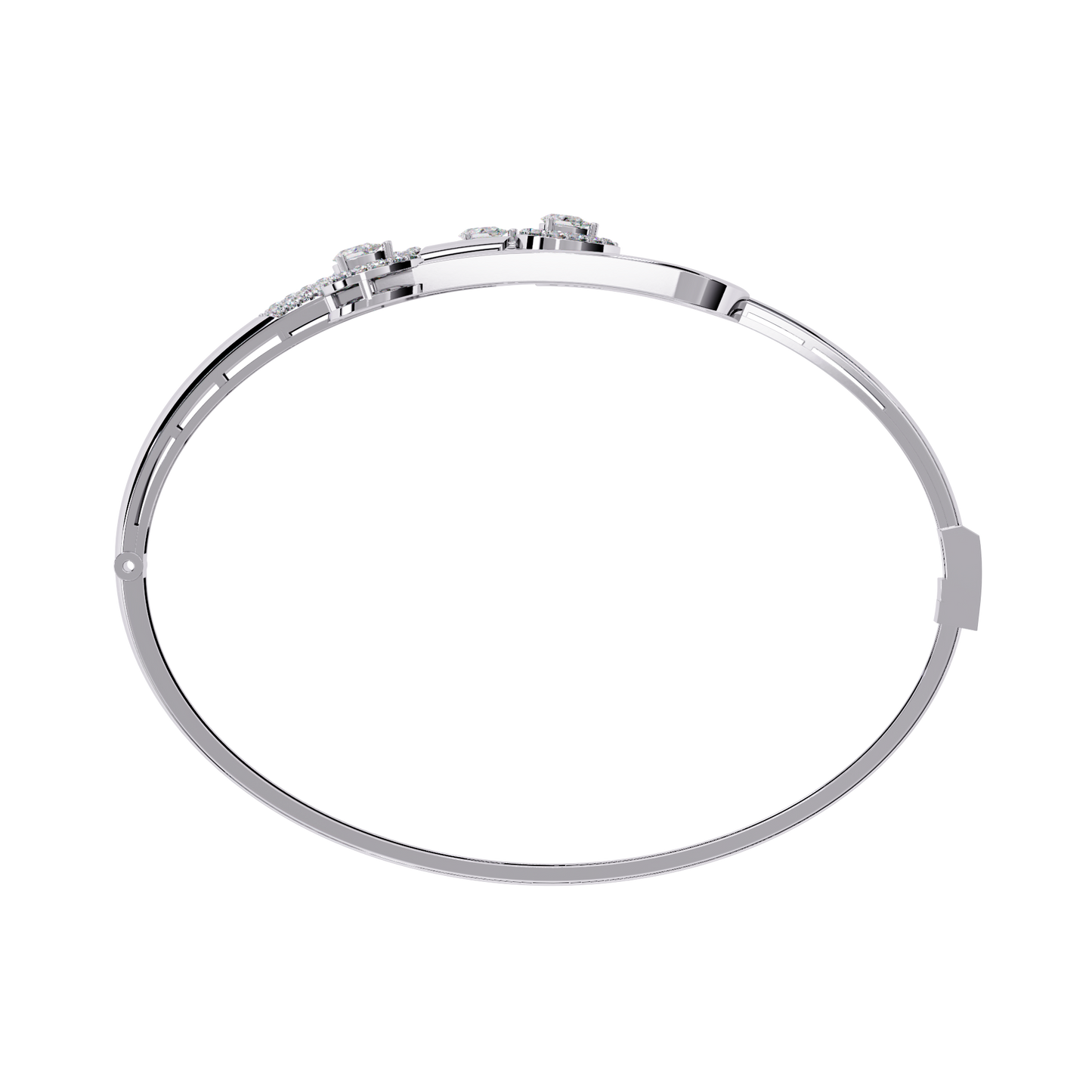 Buy Lab Grown Diamond Kada Bracelet