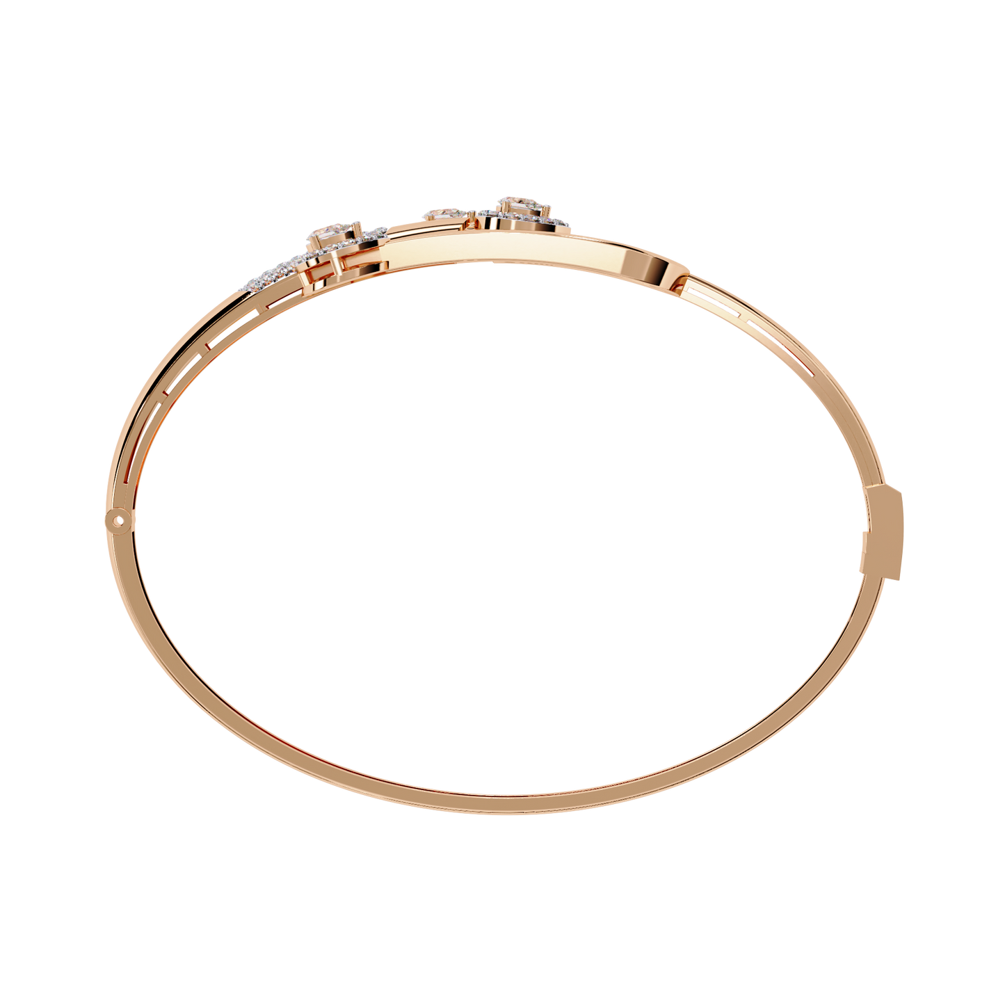 Buy Lab Grown Diamond Kada Bracelet