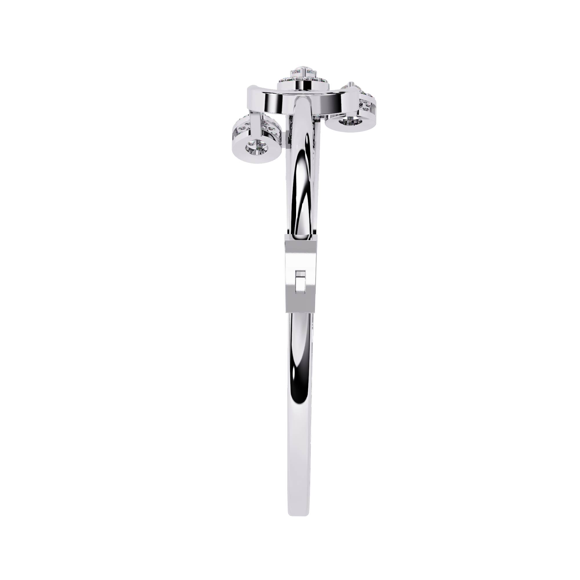 Buy Lab Grown Diamond Kada Bracelet