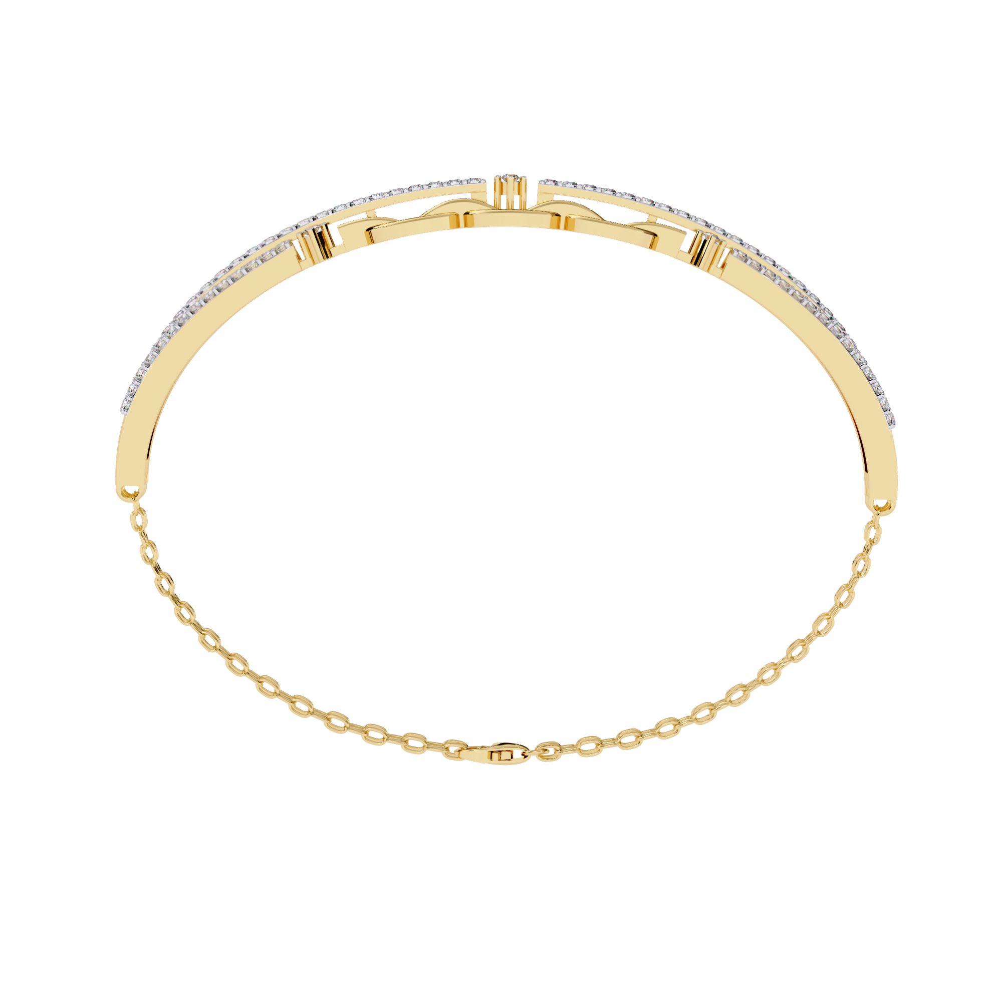 Meant to Align Diamond Kada Bracelet