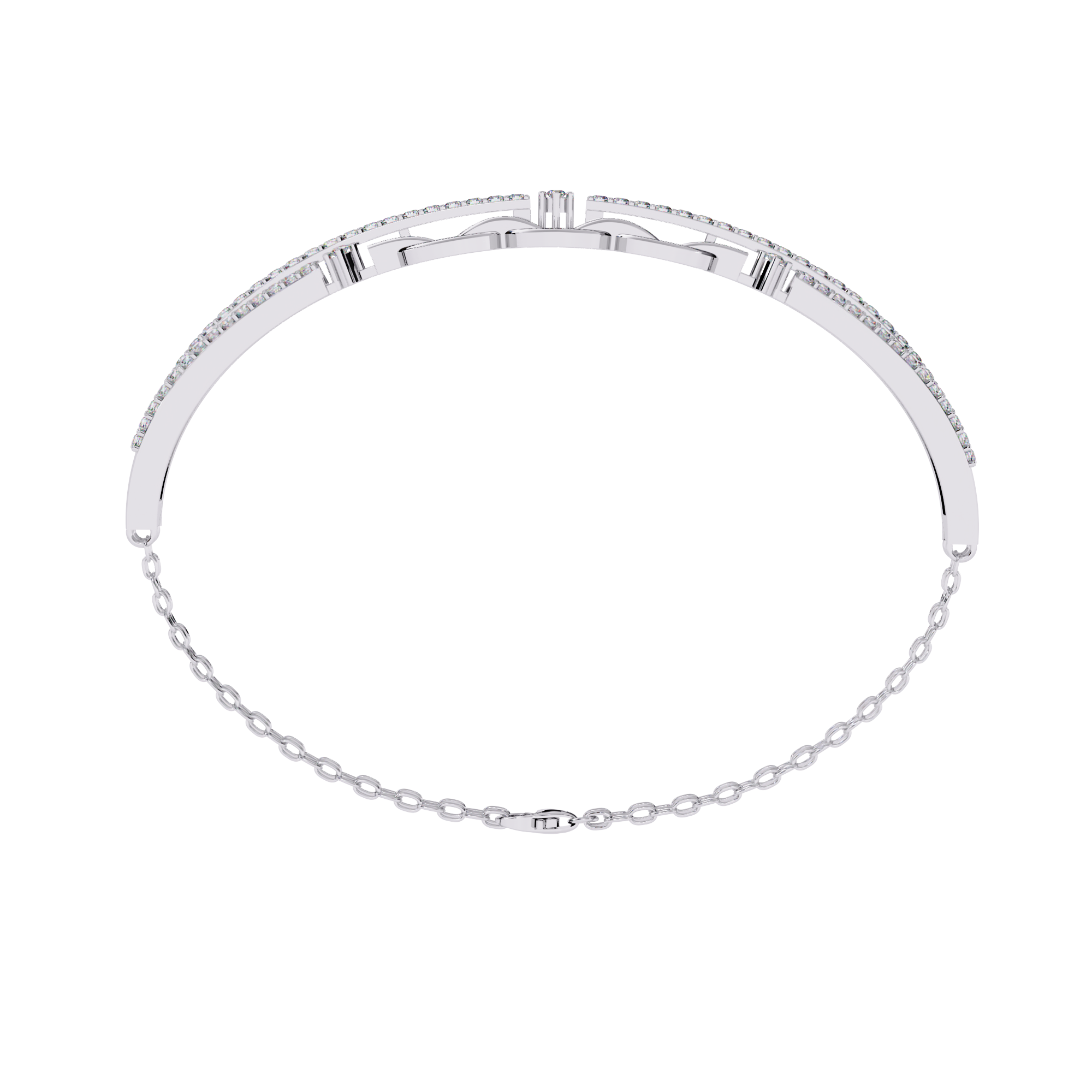 Meant to Align Diamond Kada Bracelet