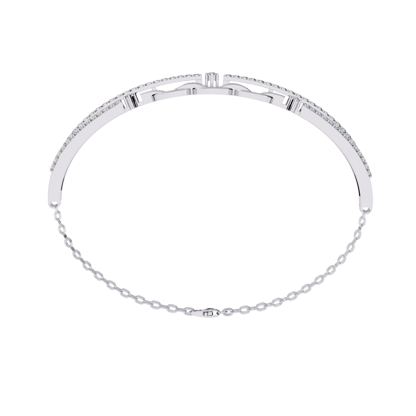Meant to Align Diamond Kada Bracelet