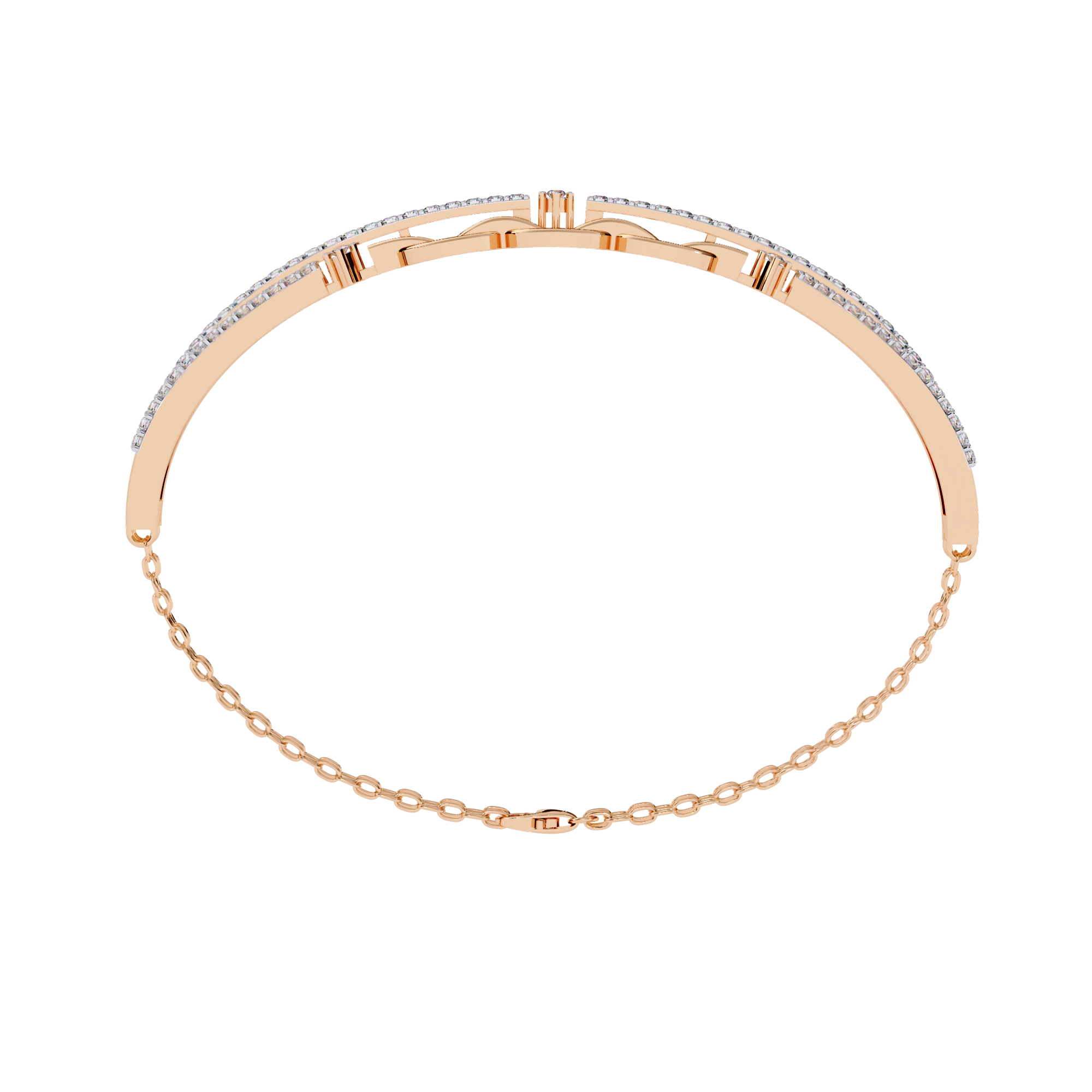 Meant to Align Diamond Kada Bracelet