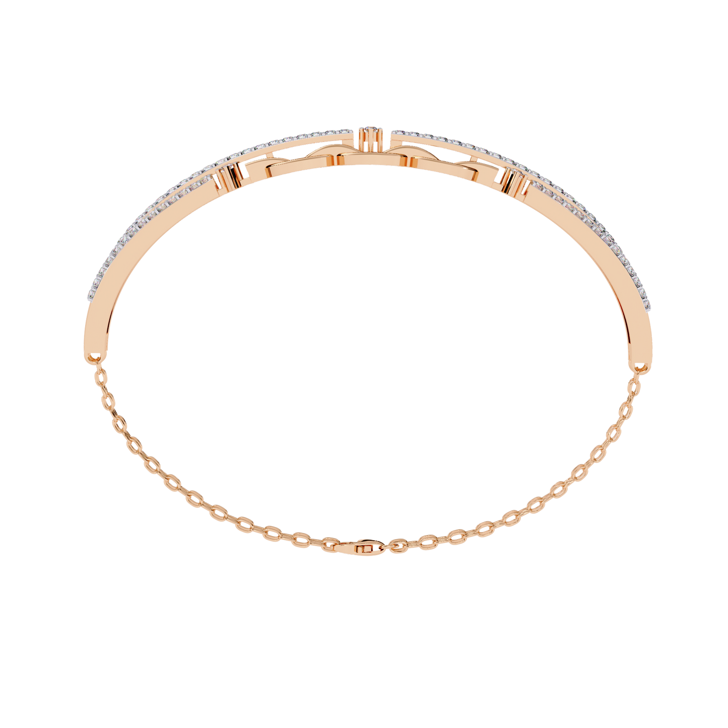 Meant to Align Diamond Kada Bracelet