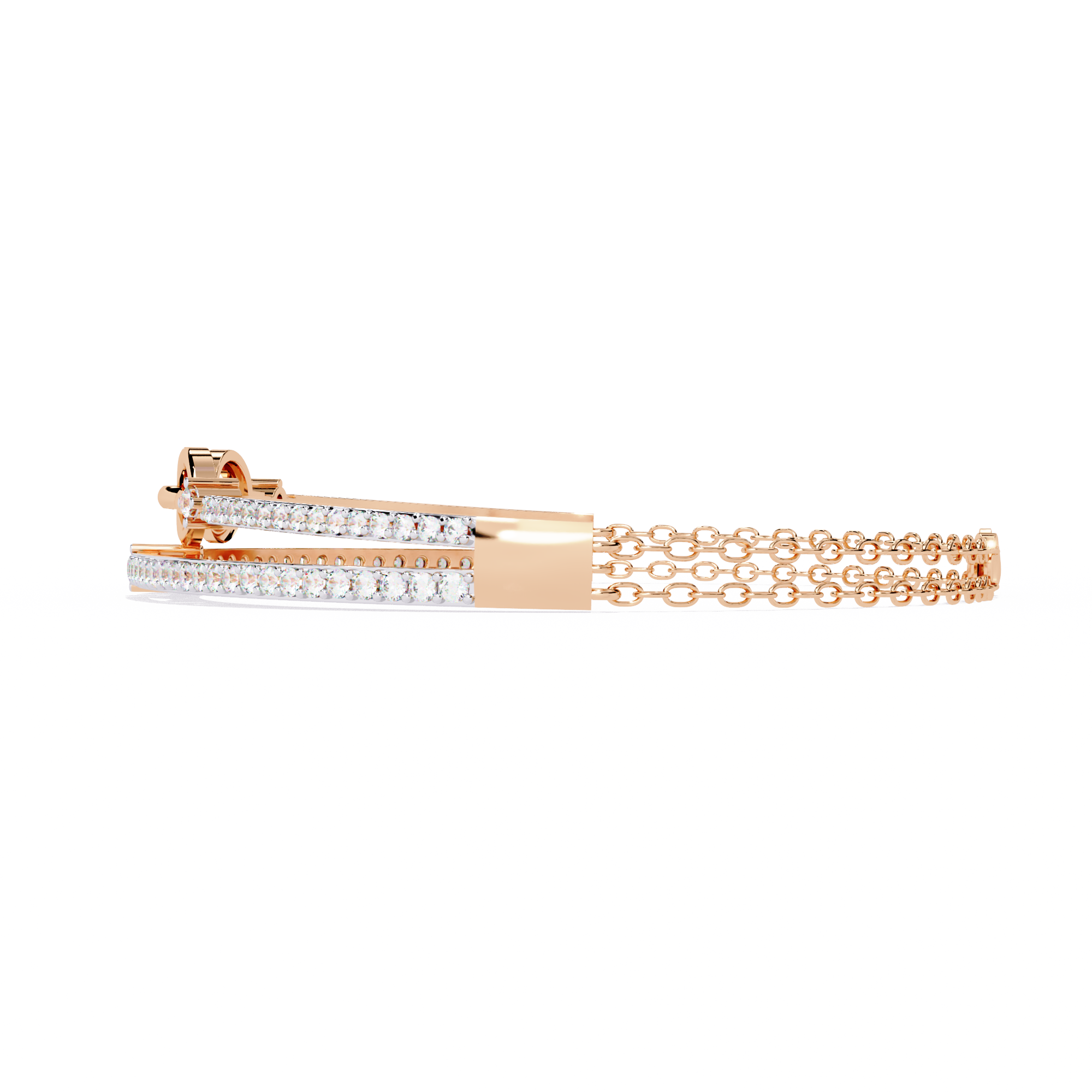 Meant to Align Diamond Kada Bracelet