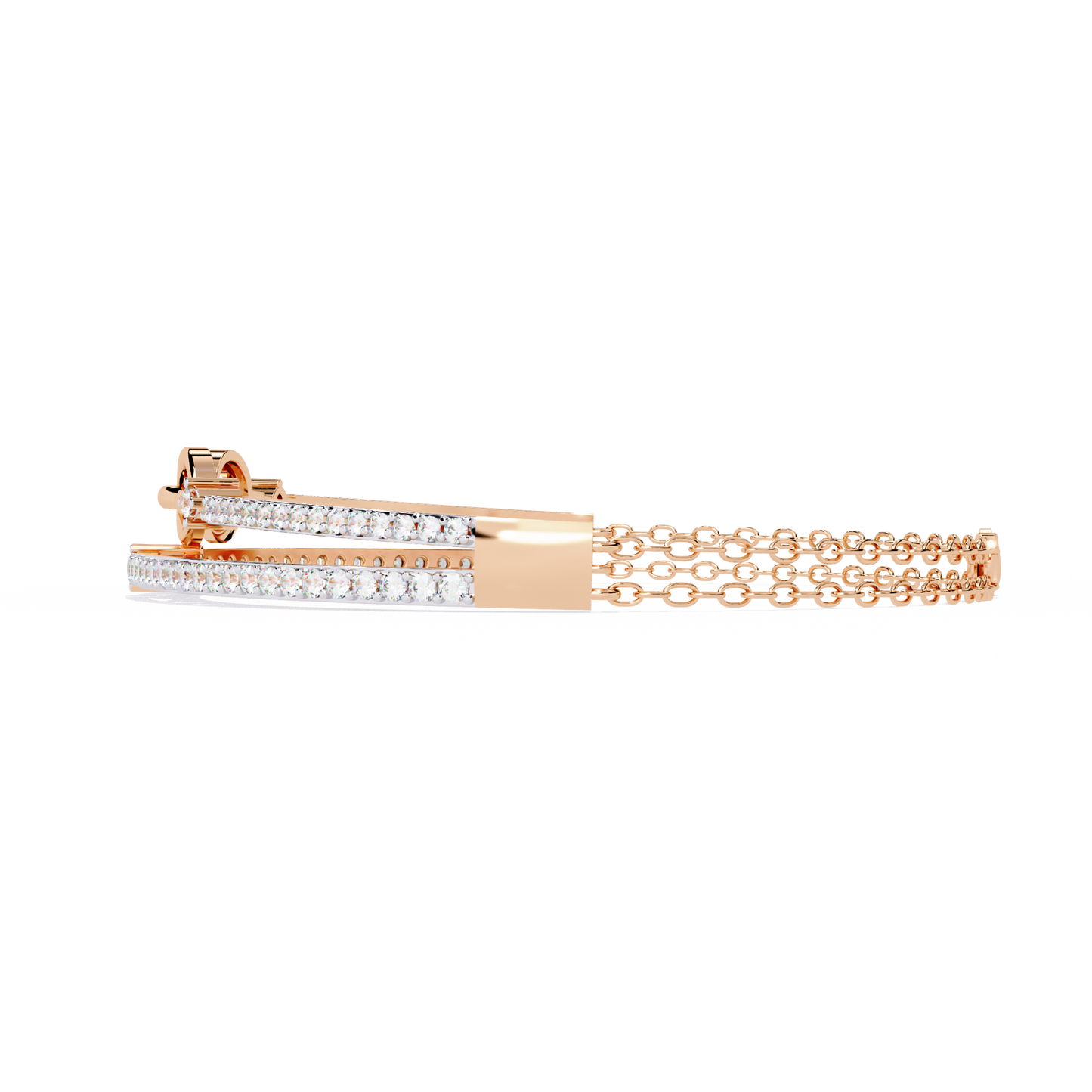 Meant to Align Diamond Kada Bracelet