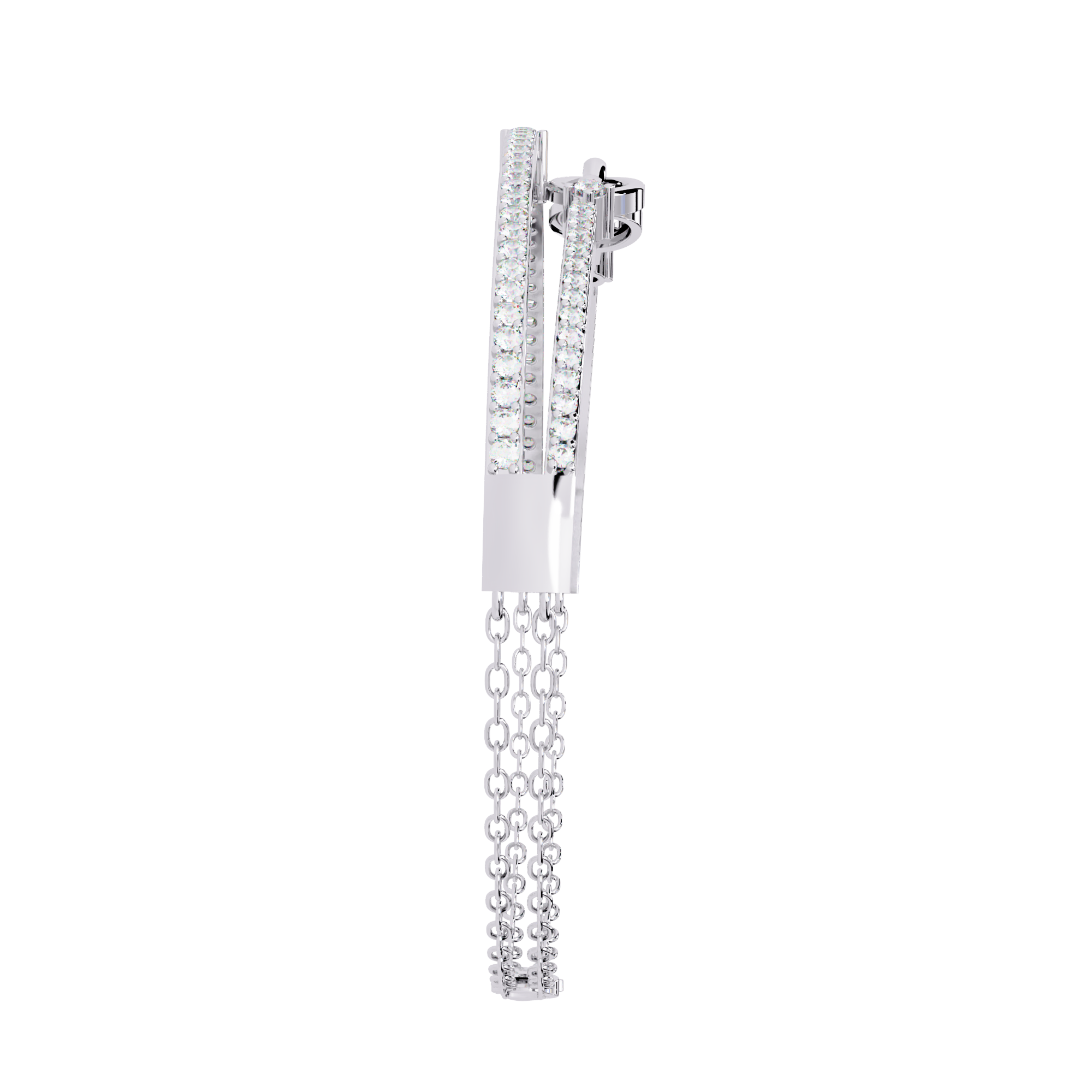 Meant to Align Diamond Kada Bracelet