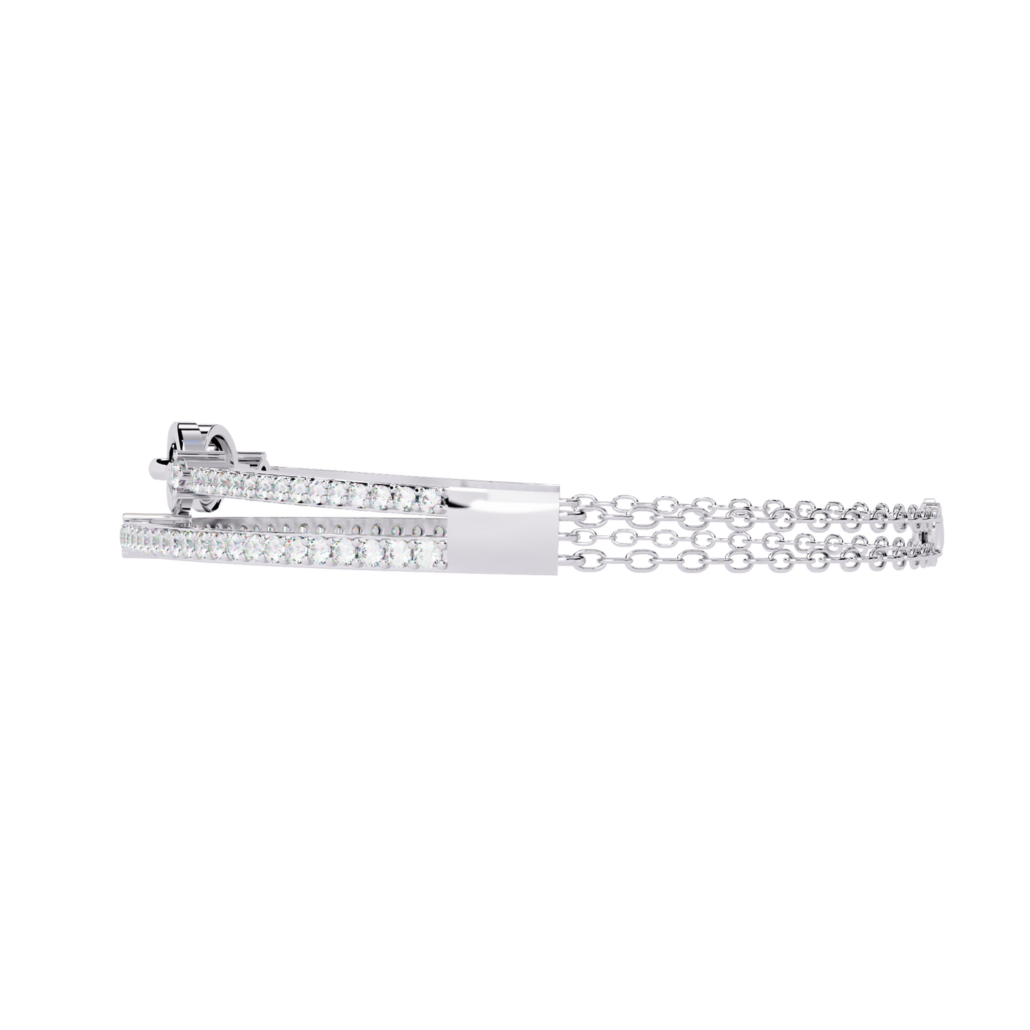 Meant to Align Diamond Kada Bracelet