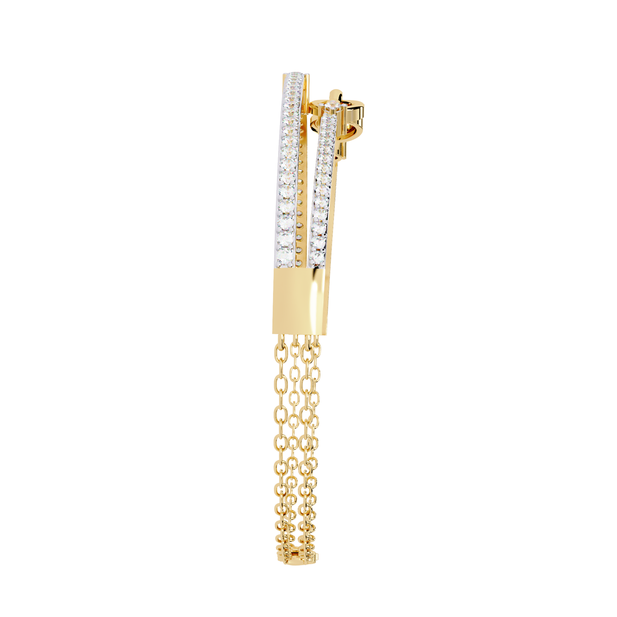 Meant to Align Diamond Kada Bracelet