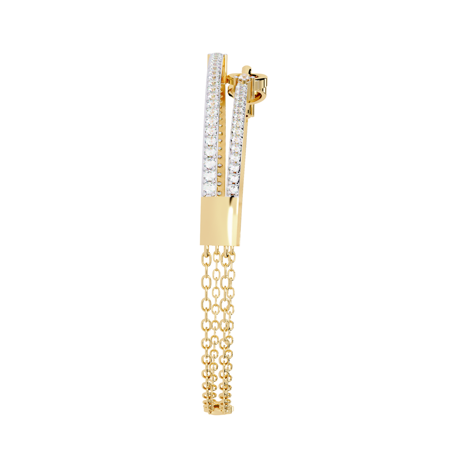 Meant to Align Diamond Kada Bracelet