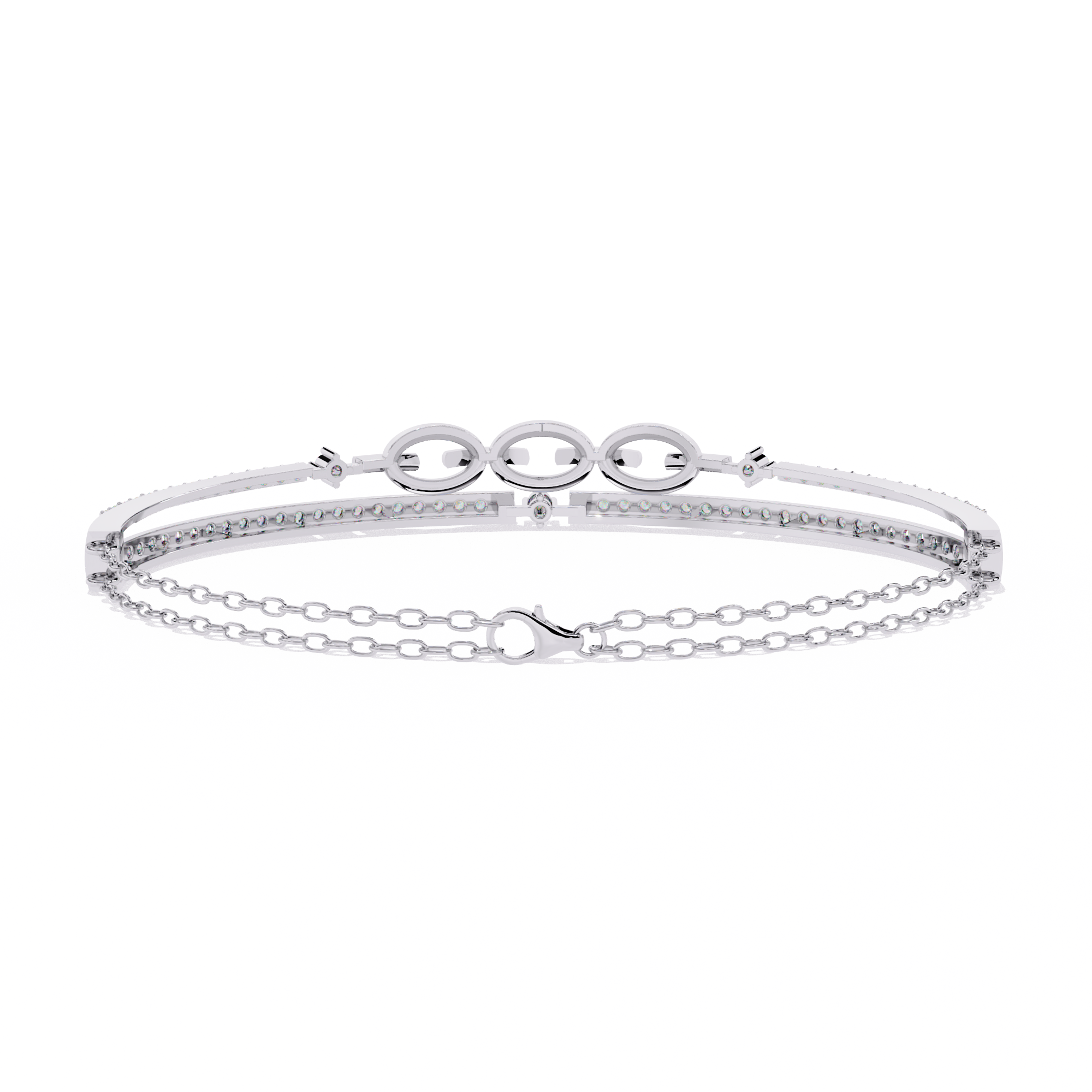 Meant to Align Diamond Kada Bracelet