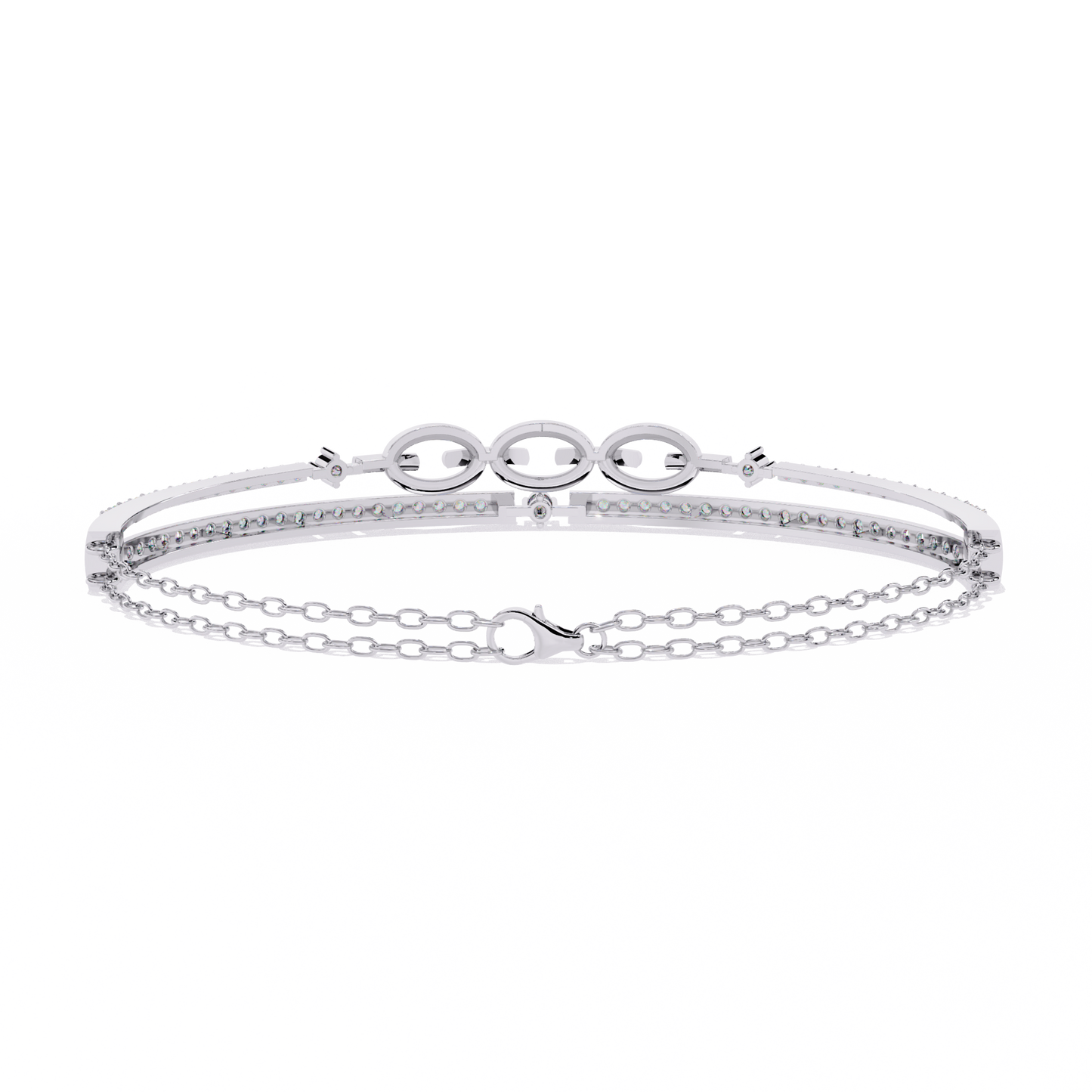 Meant to Align Diamond Kada Bracelet