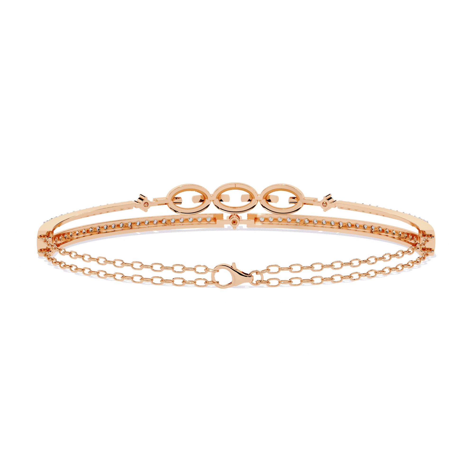 Meant to Align Diamond Kada Bracelet