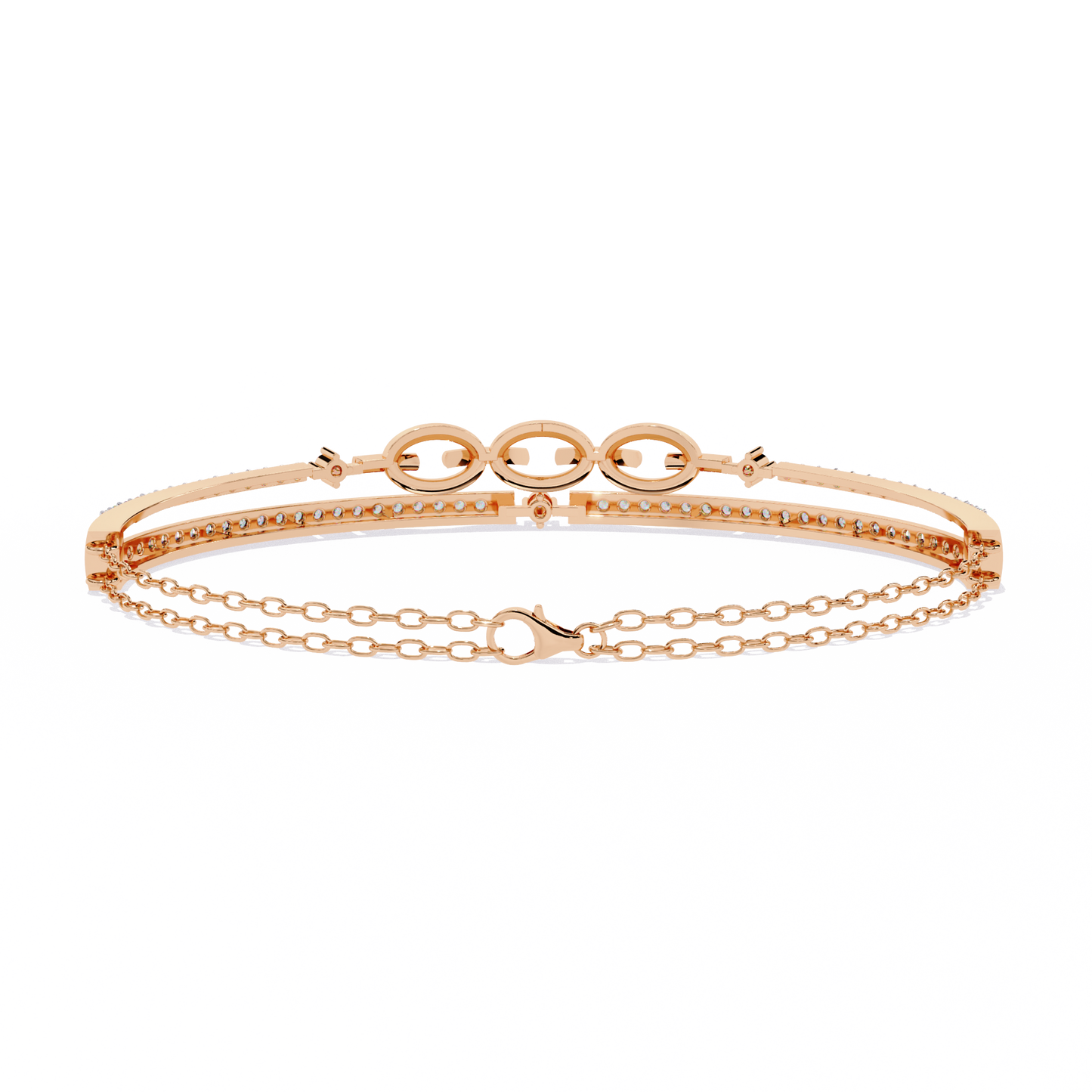 Meant to Align Diamond Kada Bracelet