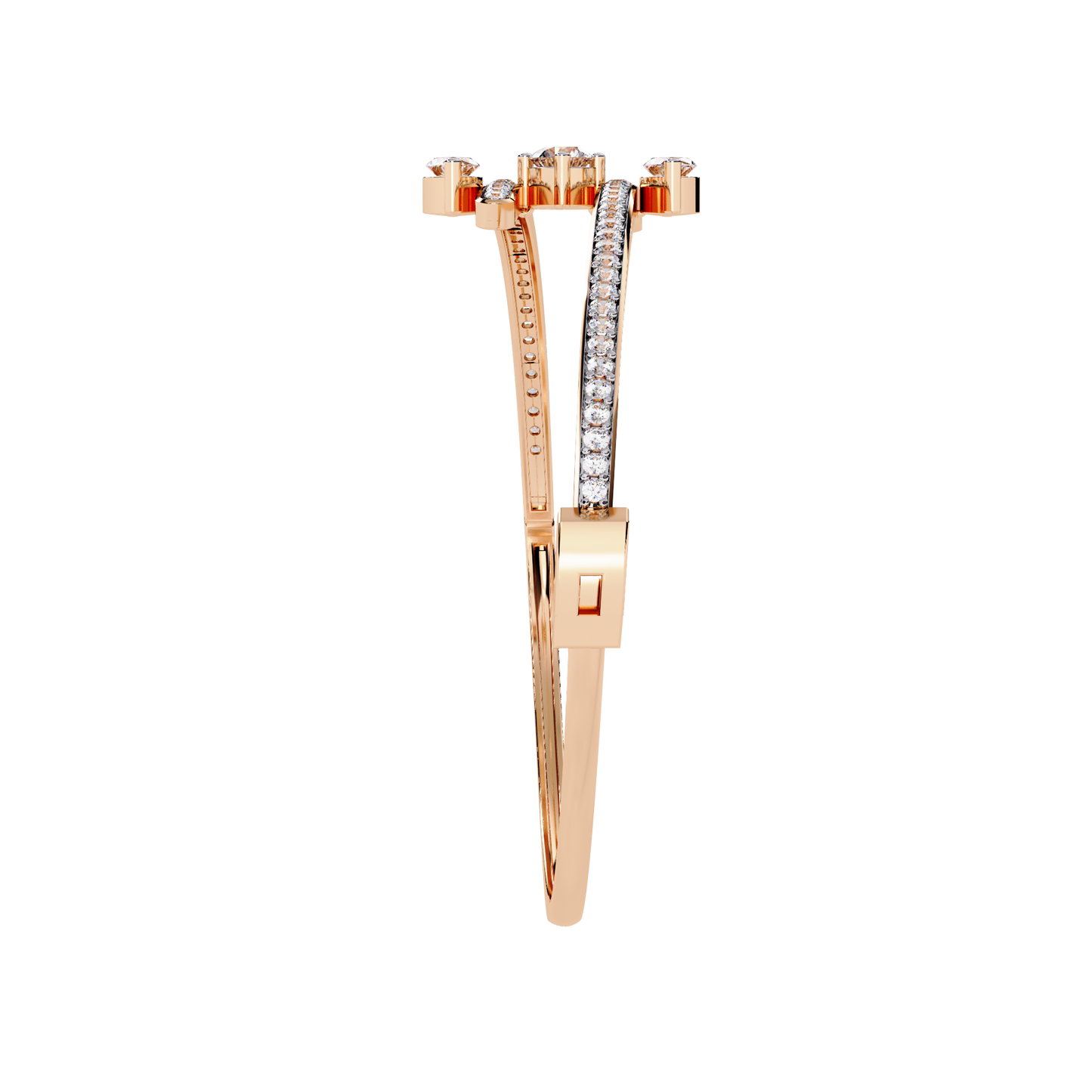 SPARKLY DIAMOND KADA BRACELET