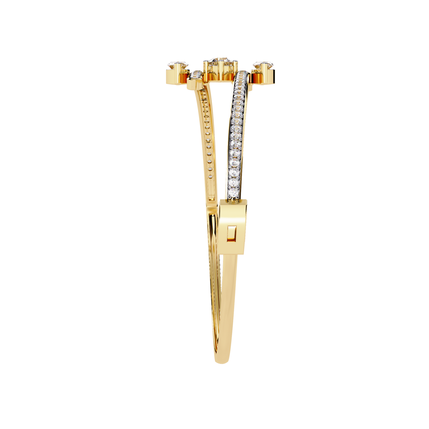 SPARKLY DIAMOND KADA BRACELET