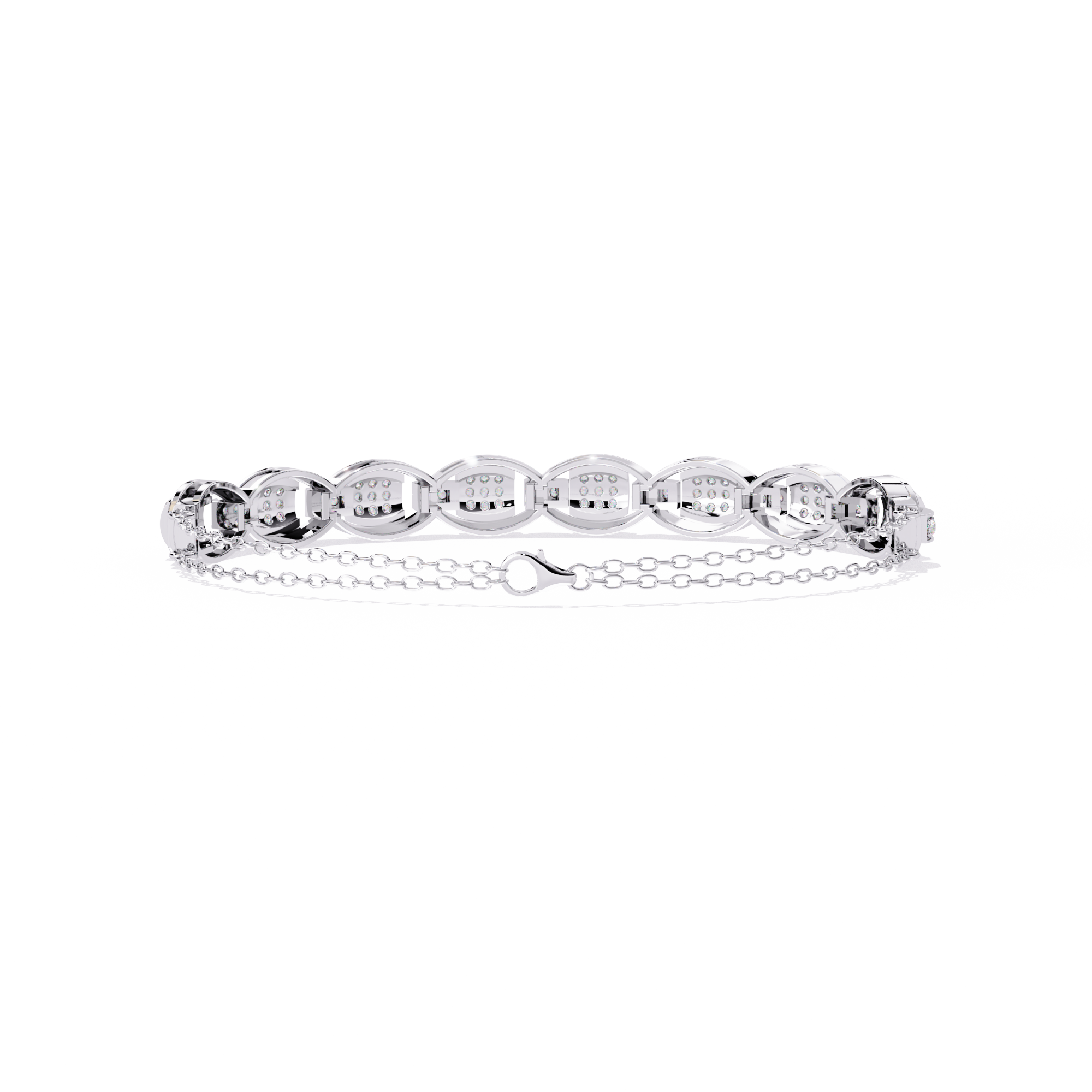 Premium Shimmering Lab Grown Diamond Bracelet
