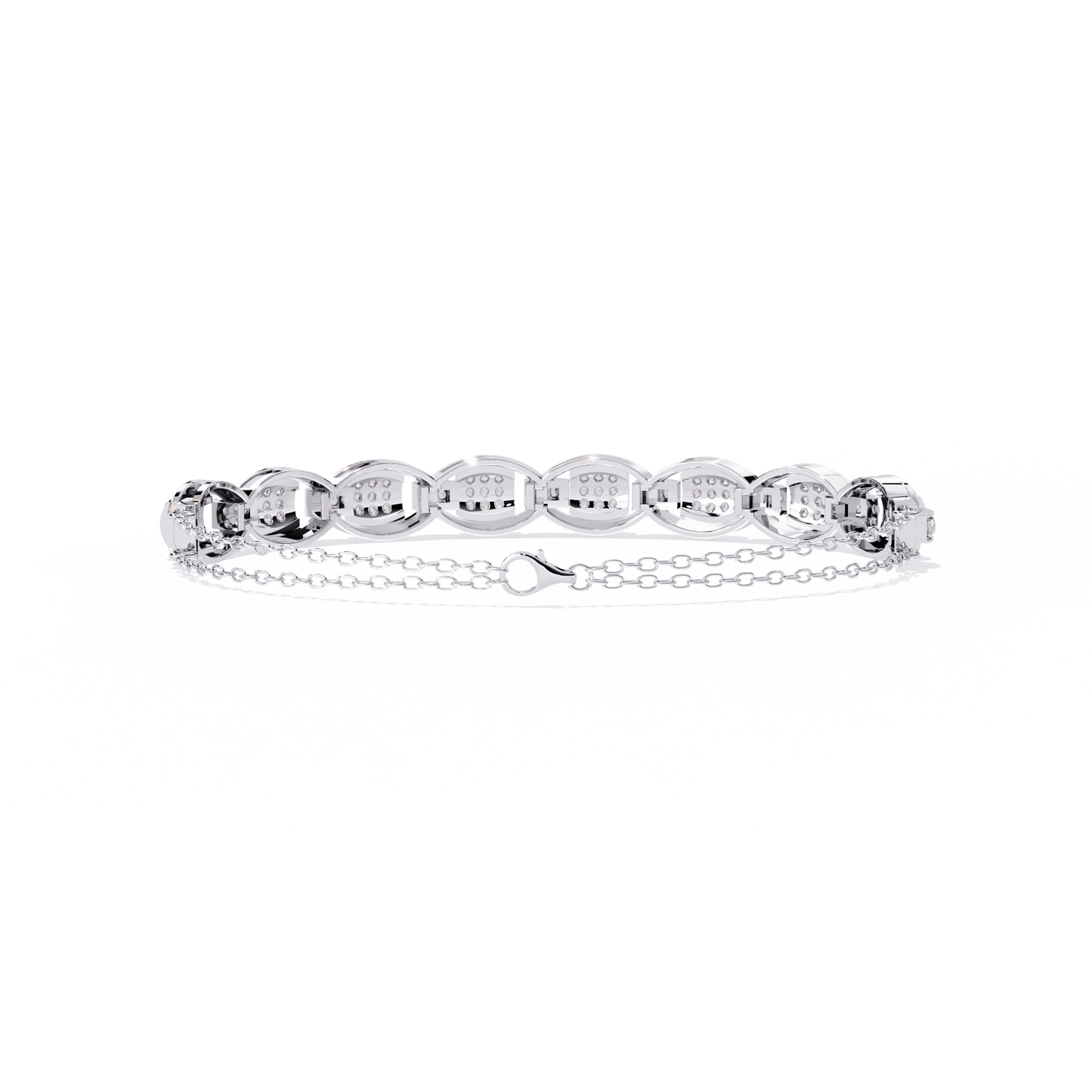 Premium Shimmering Lab Grown Diamond Bracelet