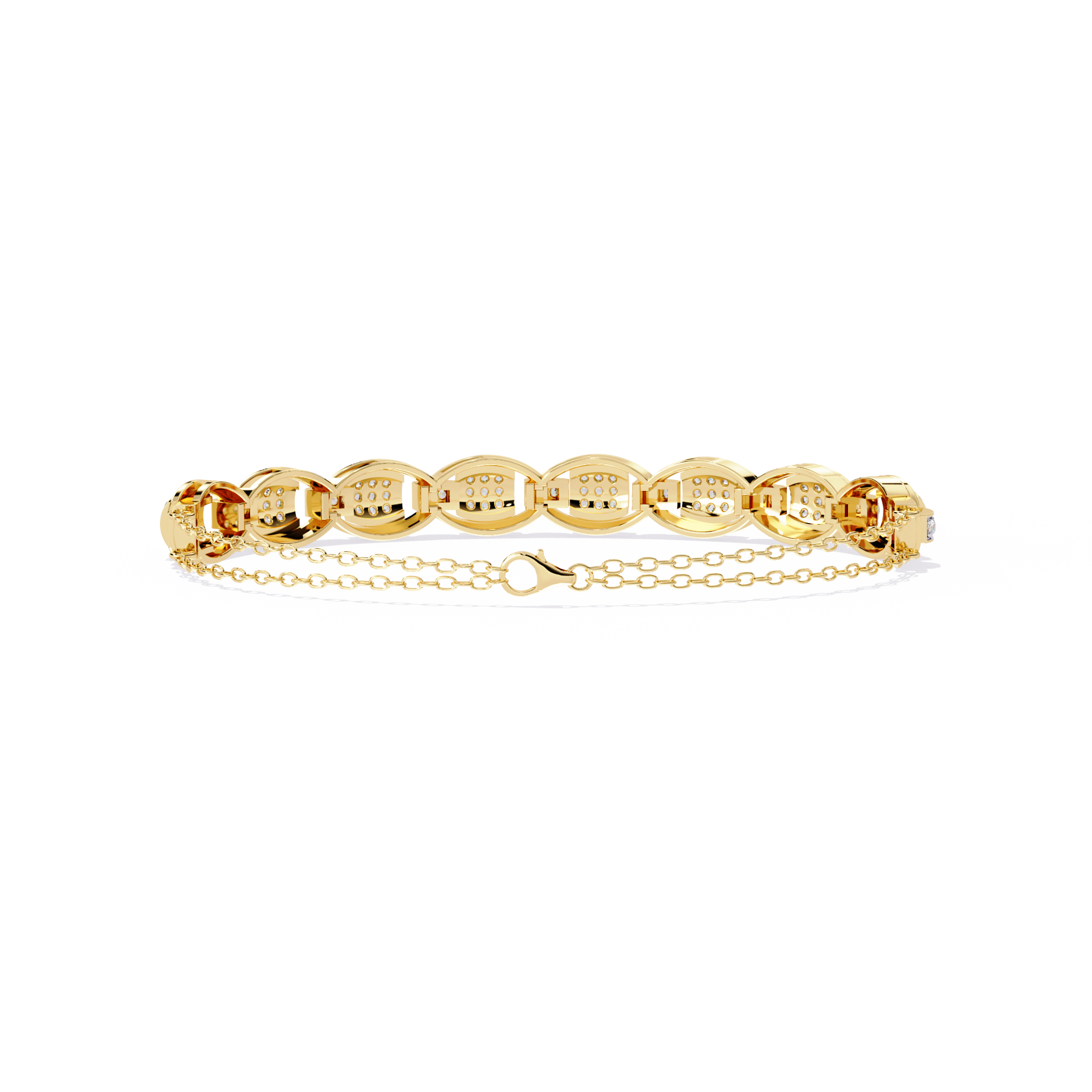 Premium Shimmering Lab Grown Diamond Bracelet