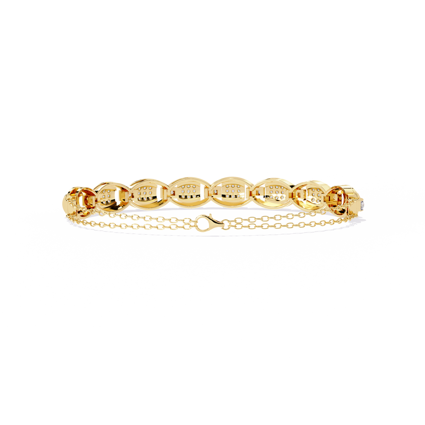 Premium Shimmering Lab Grown Diamond Bracelet