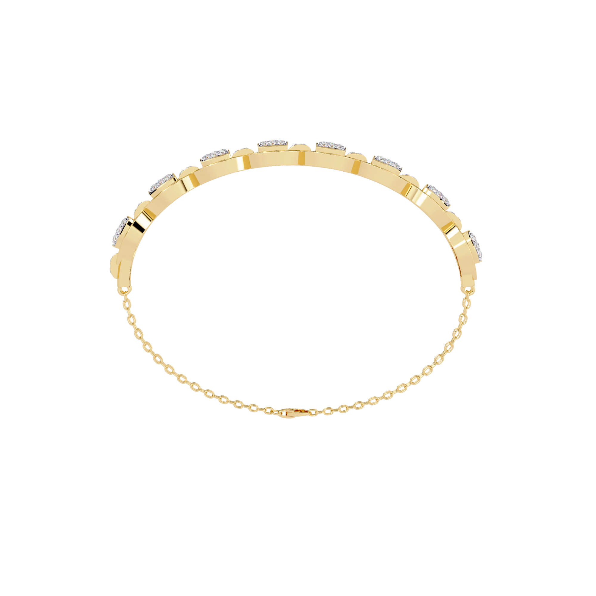 Premium Shimmering Lab Grown Diamond Bracelet