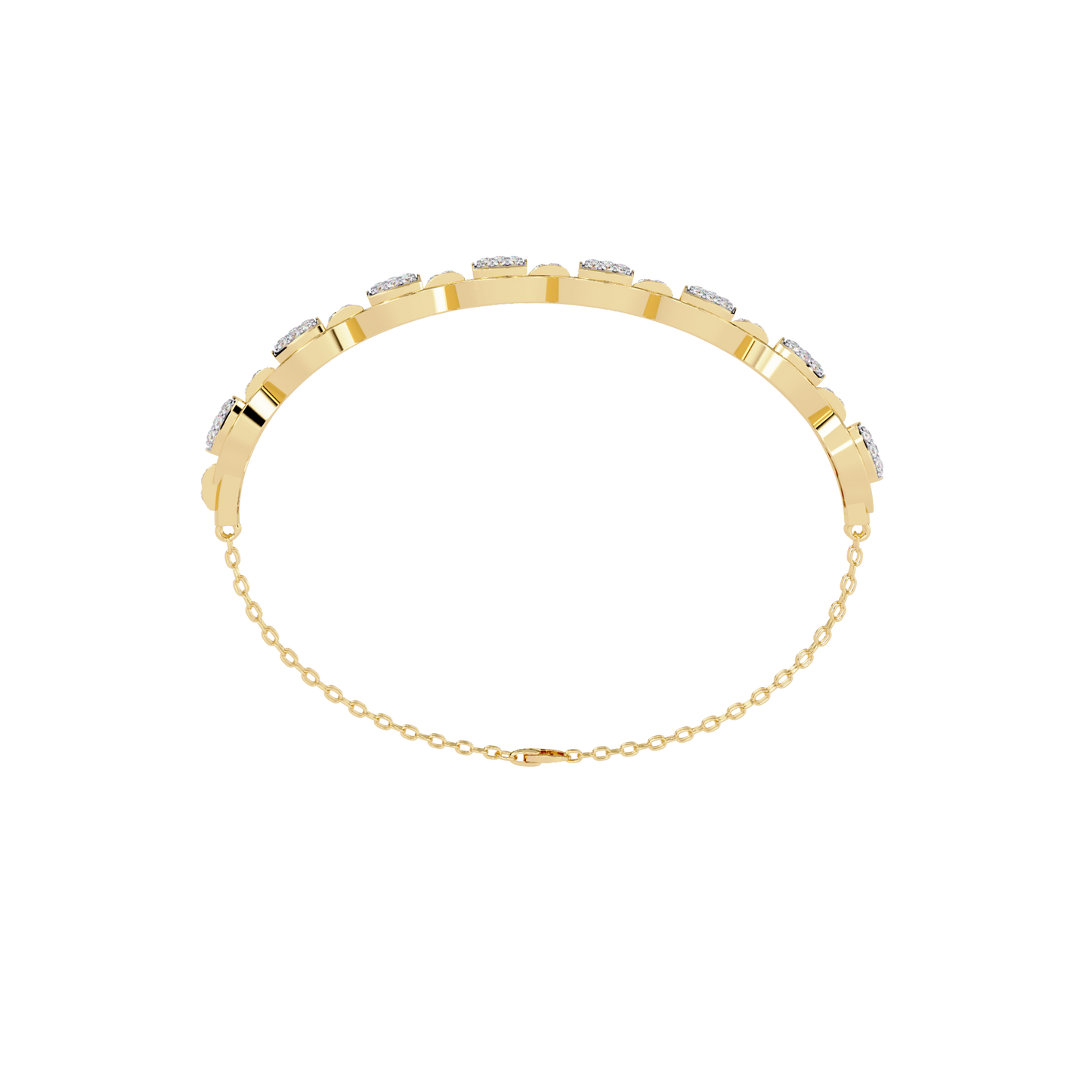 Premium Shimmering Lab Grown Diamond Bracelet