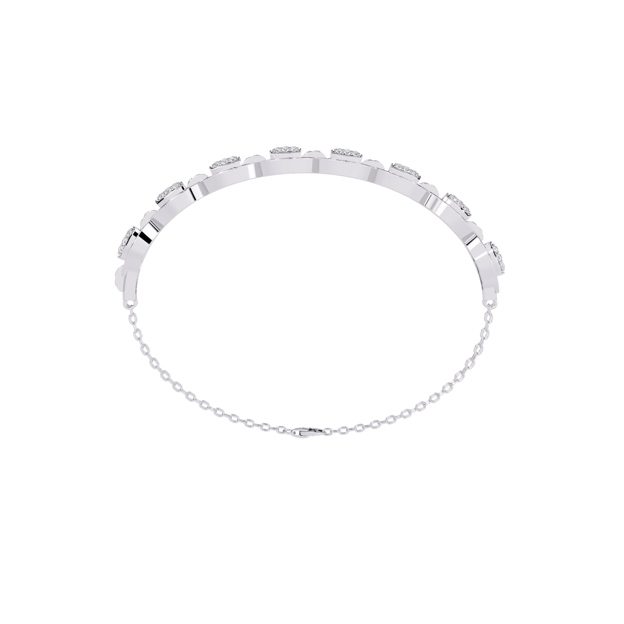 Premium Shimmering Lab Grown Diamond Bracelet