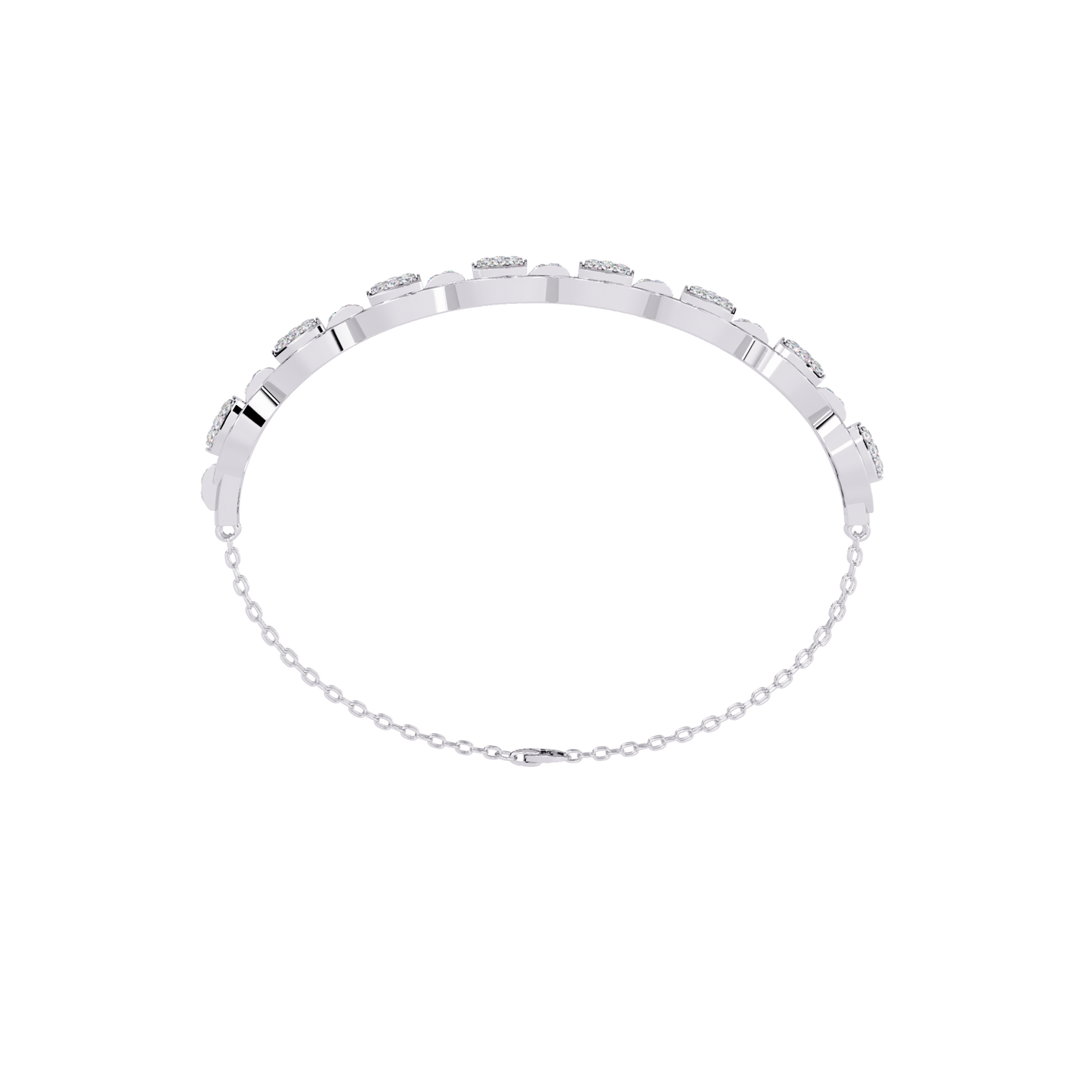Premium Shimmering Lab Grown Diamond Bracelet