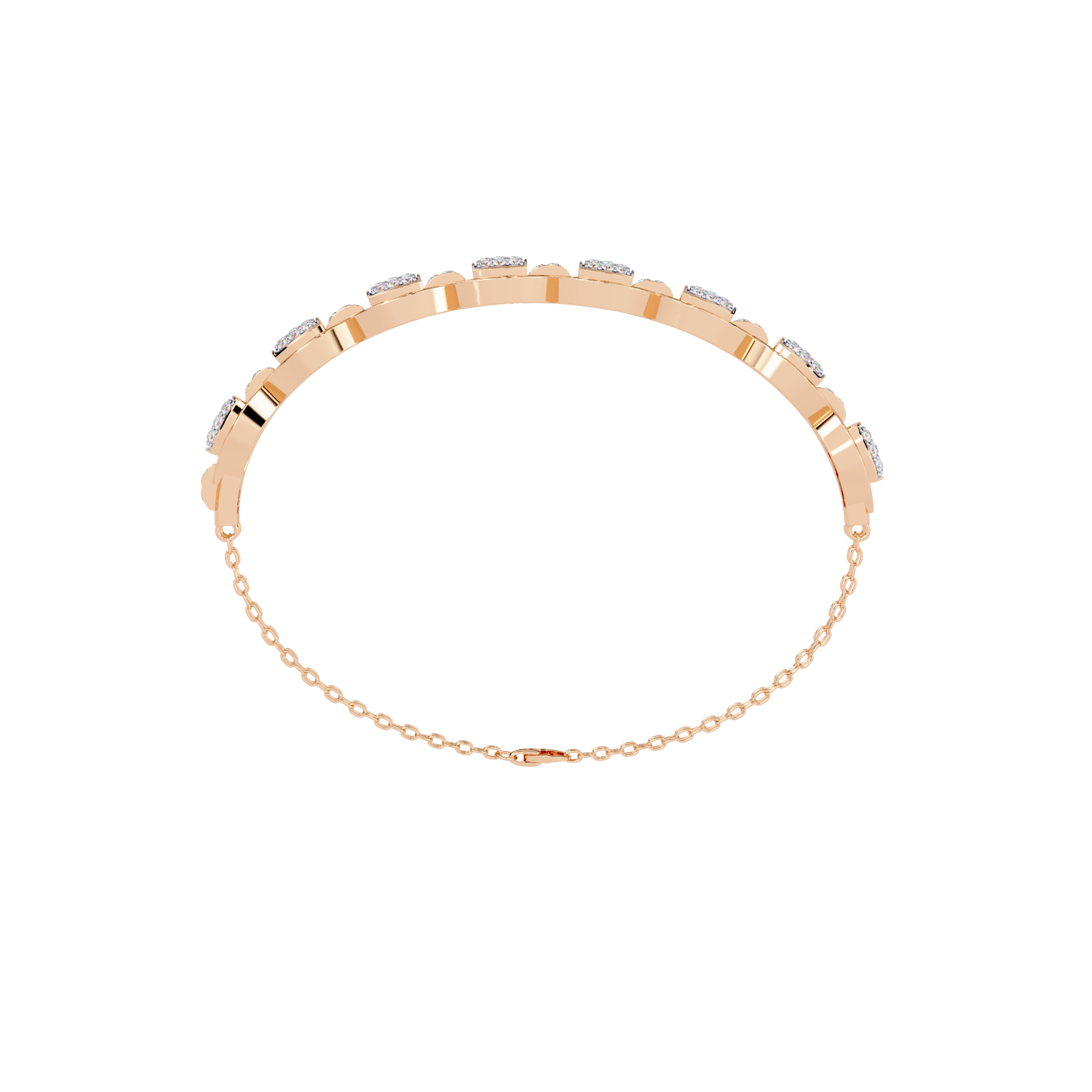 Premium Shimmering Lab Grown Diamond Bracelet