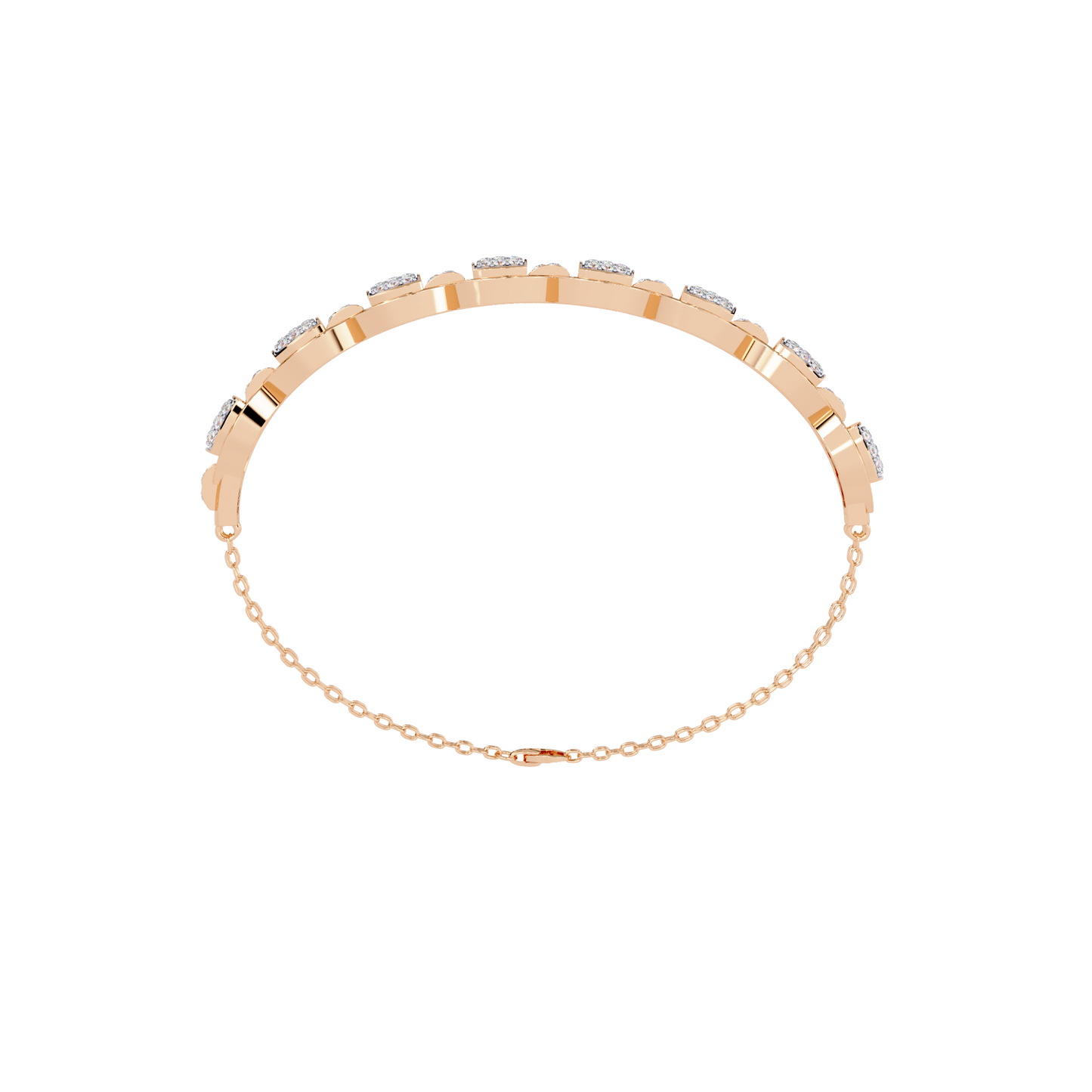 Premium Shimmering Lab Grown Diamond Bracelet